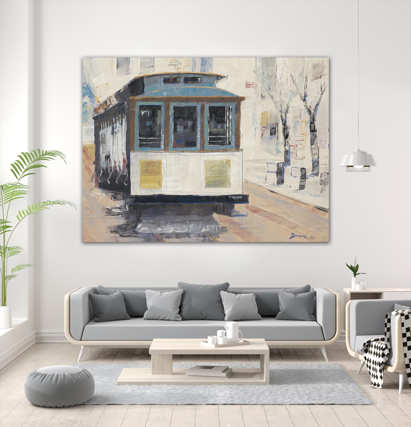 Cable Town by John Burrows on GIANT ART - neutrals cityscapes