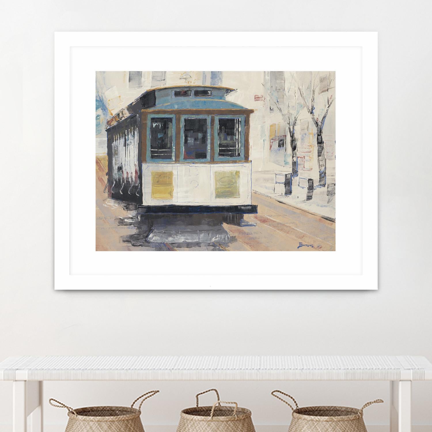 Cable Town by John Burrows on GIANT ART - neutrals cityscapes