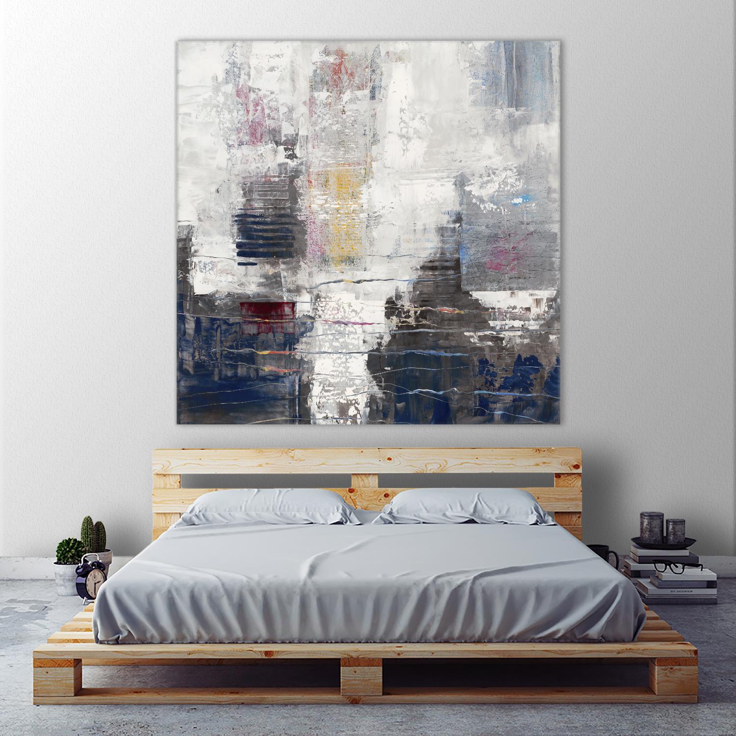 Approaching Shangri-La by John Burrows on GIANT ART - neutrals abstract