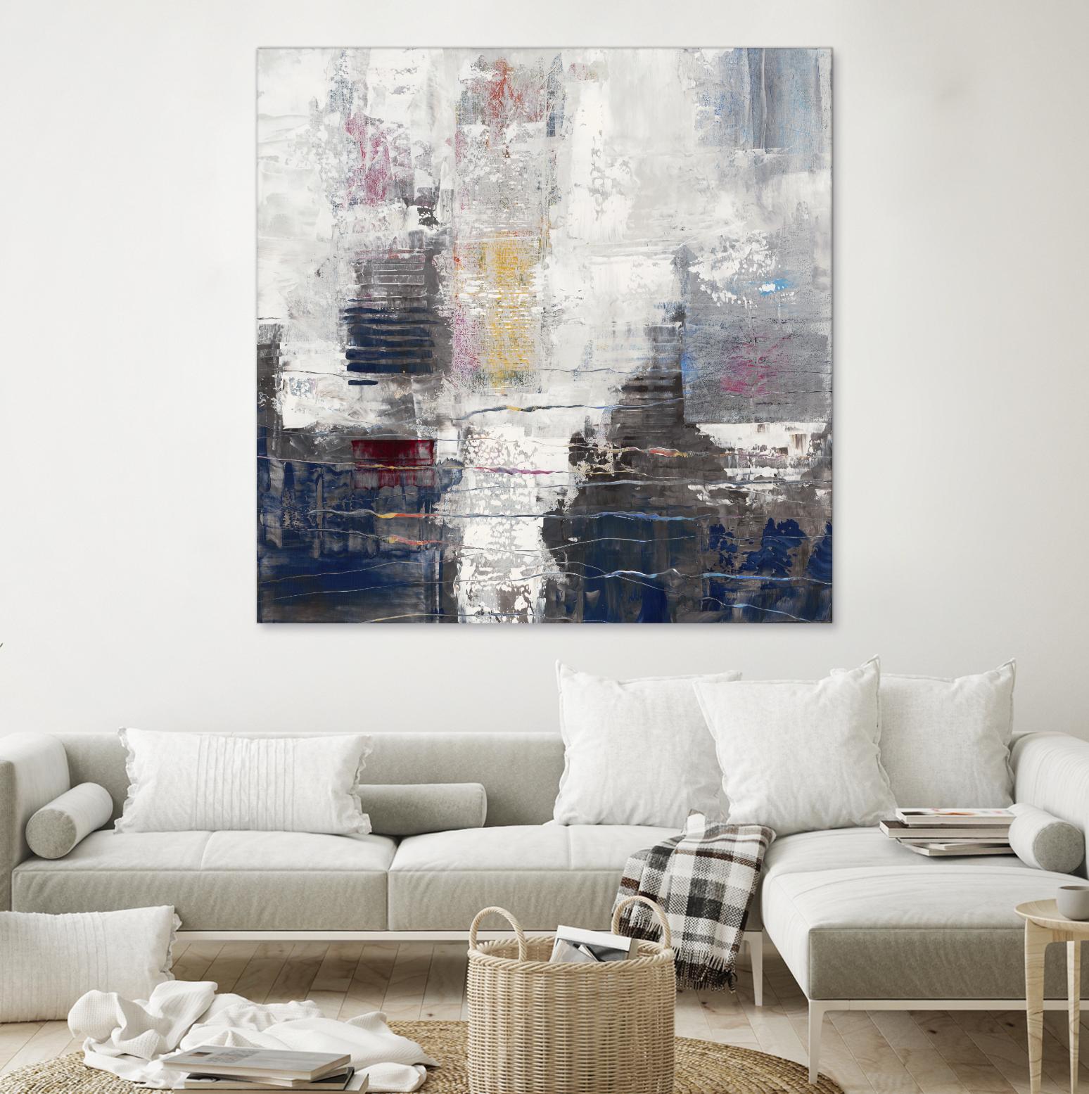 Approaching Shangri-La by John Burrows on GIANT ART - neutrals abstract