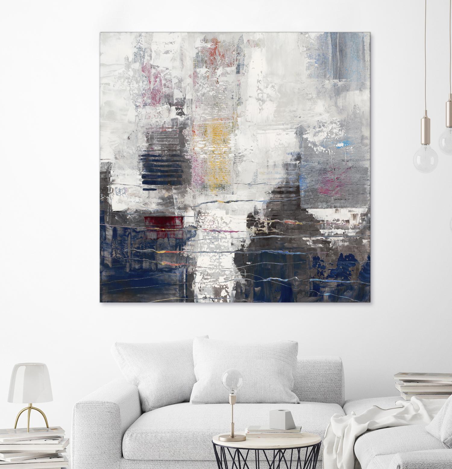 Approaching Shangri-La by John Burrows on GIANT ART - neutrals abstract