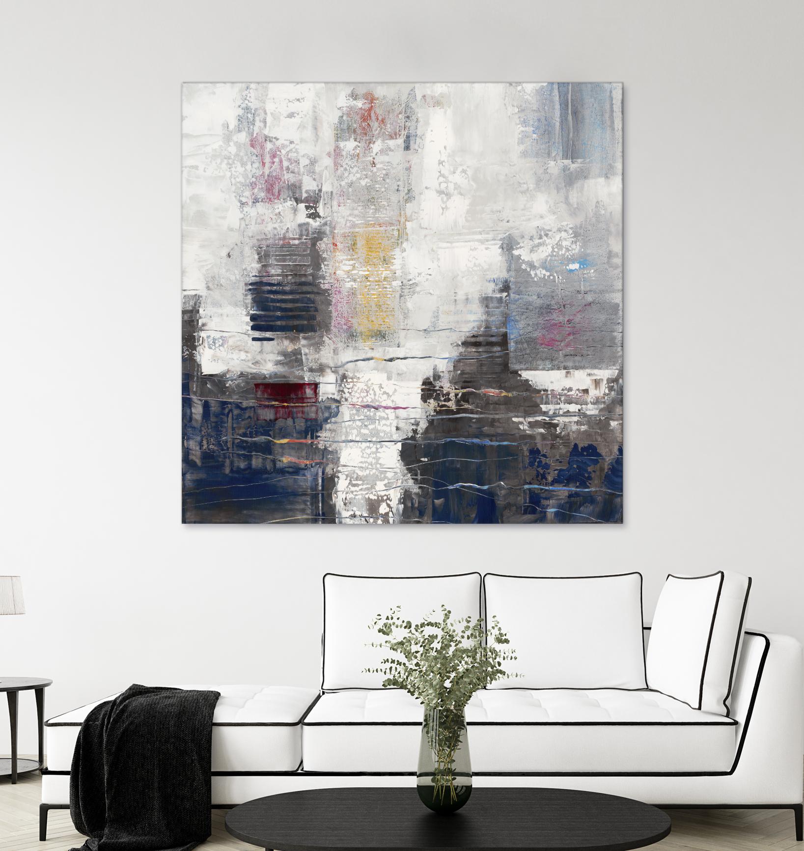 Approaching Shangri-La by John Burrows on GIANT ART - neutrals abstract