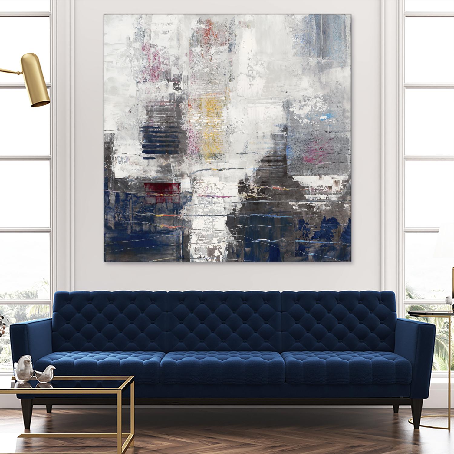 Approaching Shangri-La by John Burrows on GIANT ART - neutrals abstract