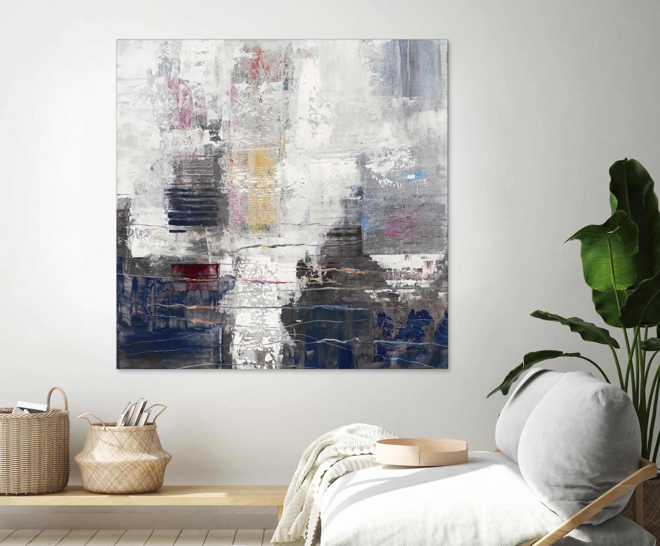 Approaching Shangri-La by John Burrows on GIANT ART - neutrals abstract