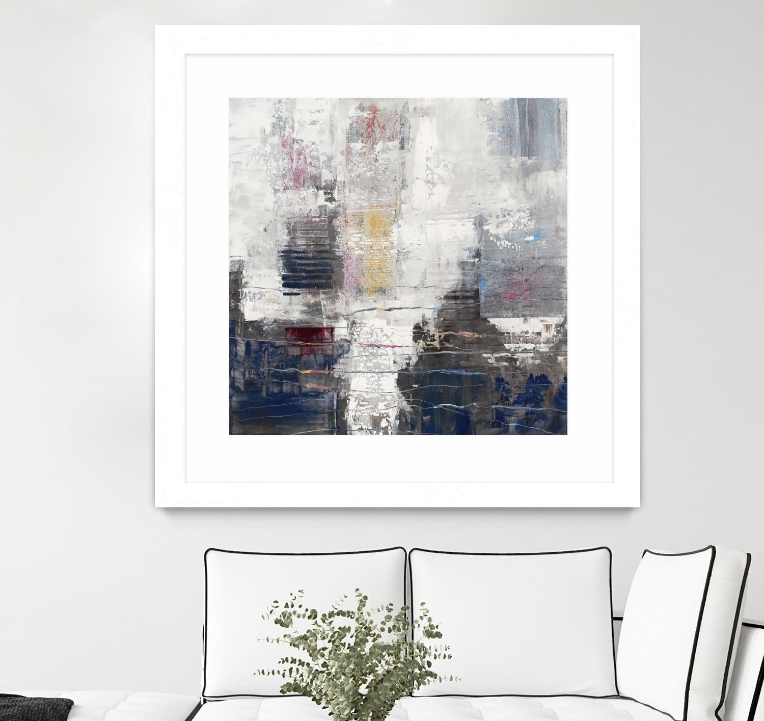 Approaching Shangri-La by John Burrows on GIANT ART - neutrals abstract