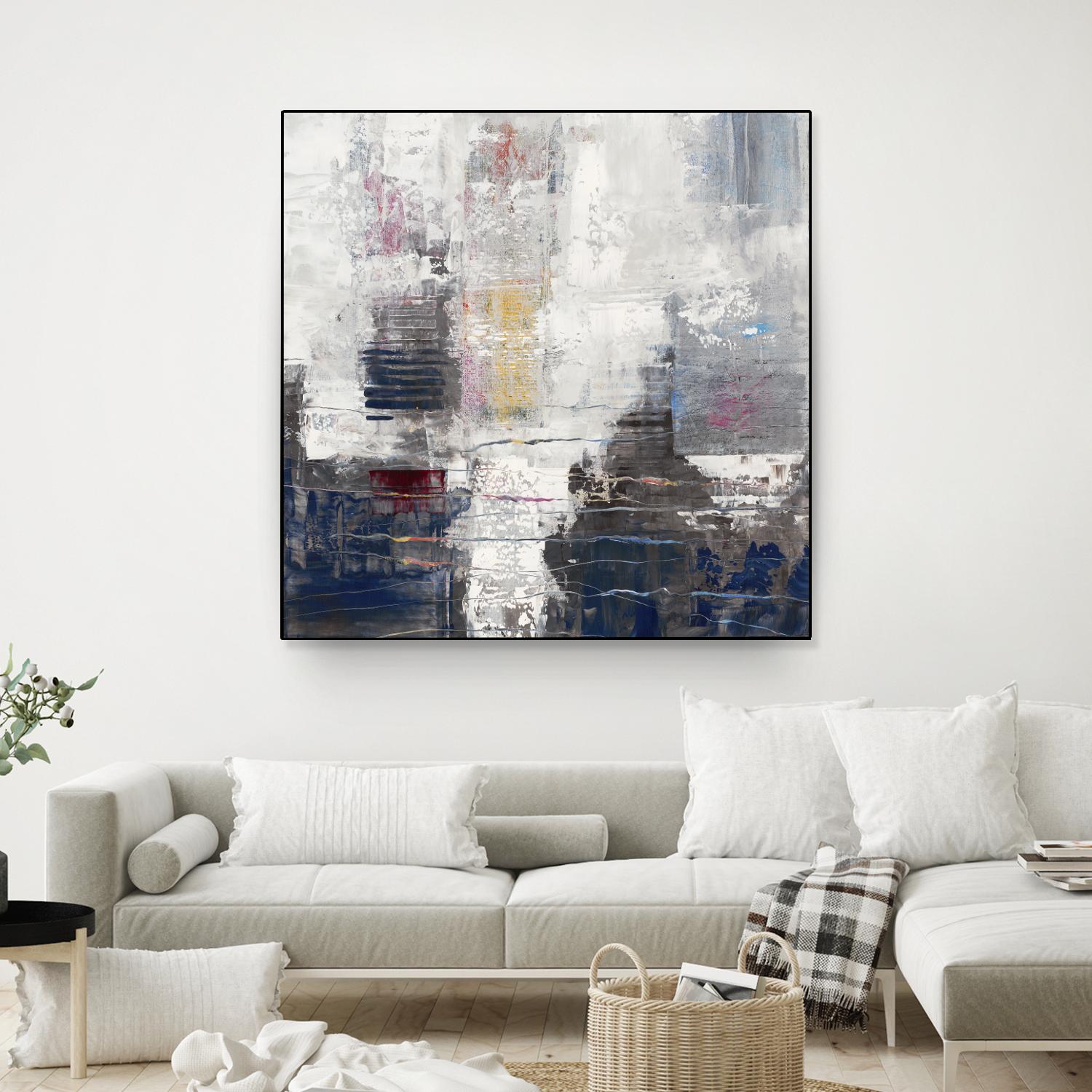 Approaching Shangri-La by John Burrows on GIANT ART - neutrals abstract