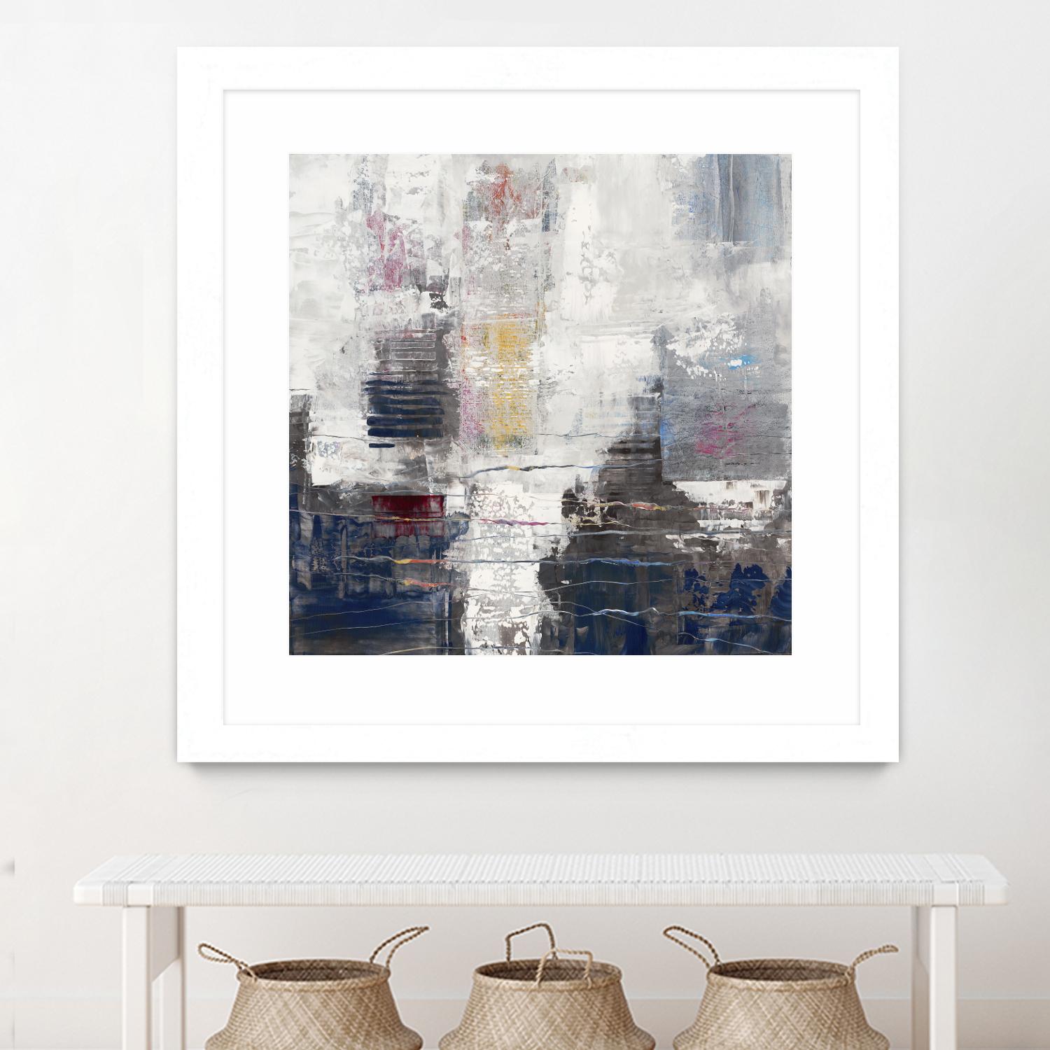 Approaching Shangri-La by John Burrows on GIANT ART - neutrals abstract