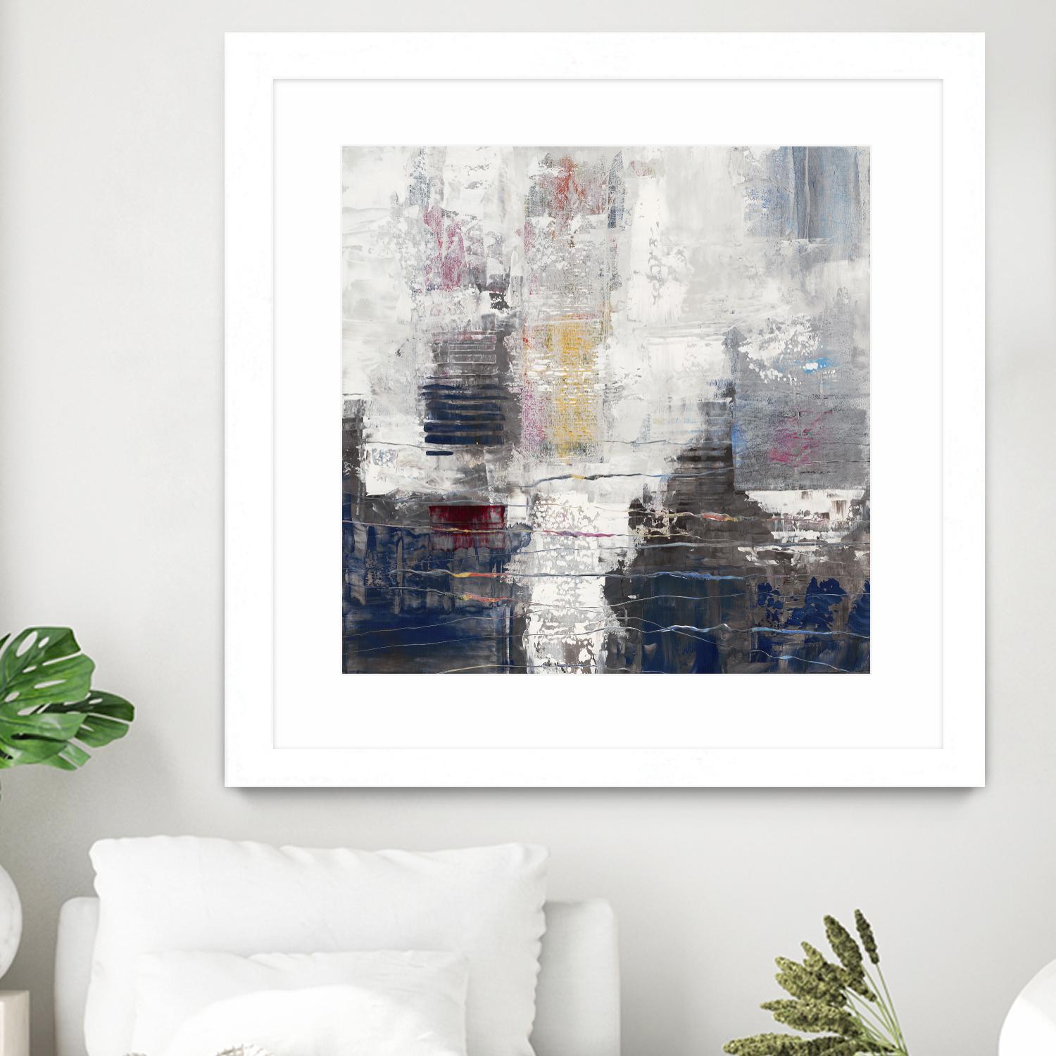 Approaching Shangri-La by John Burrows on GIANT ART - neutrals abstract