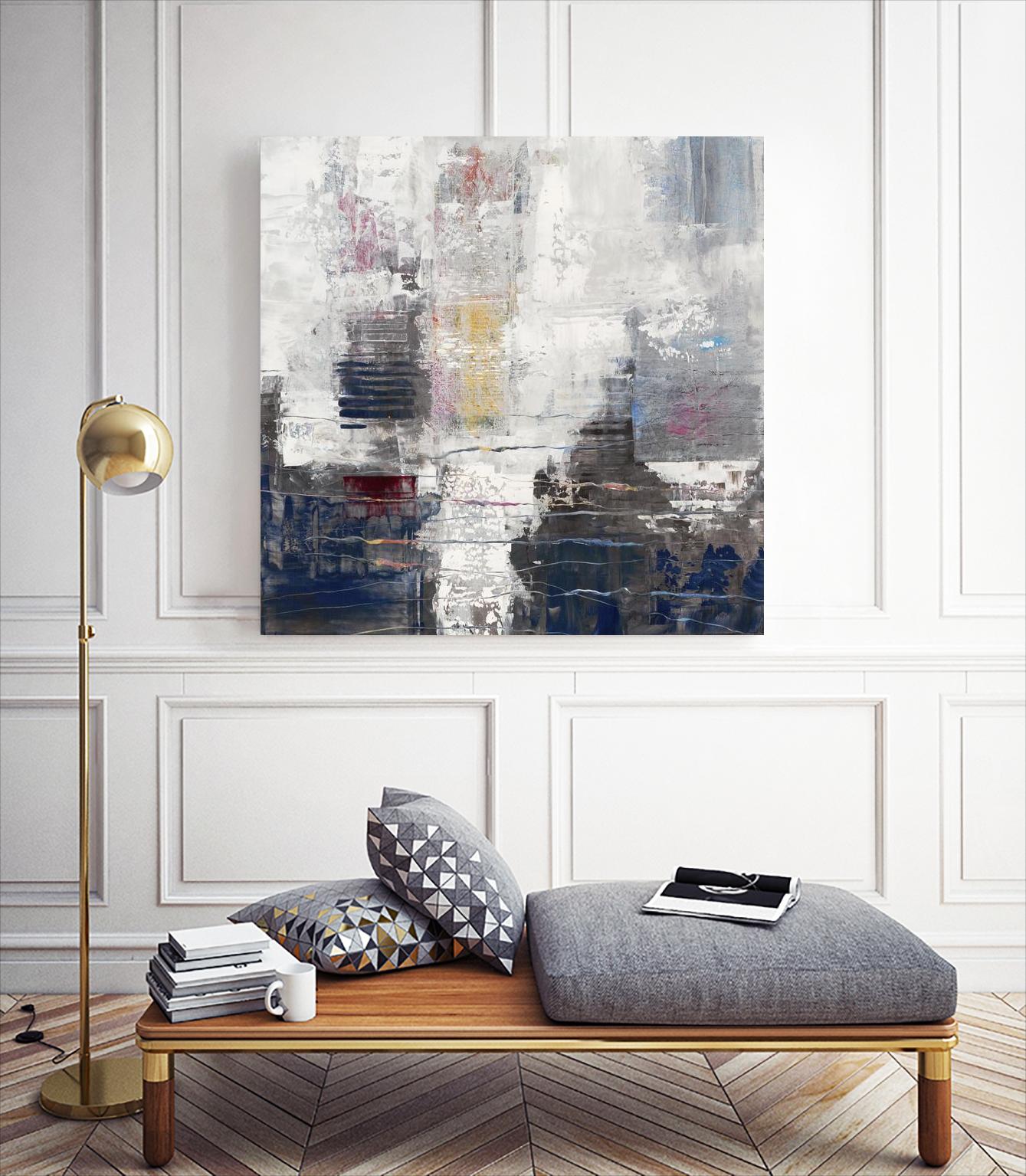 Approaching Shangri-La by John Burrows on GIANT ART - neutrals abstract