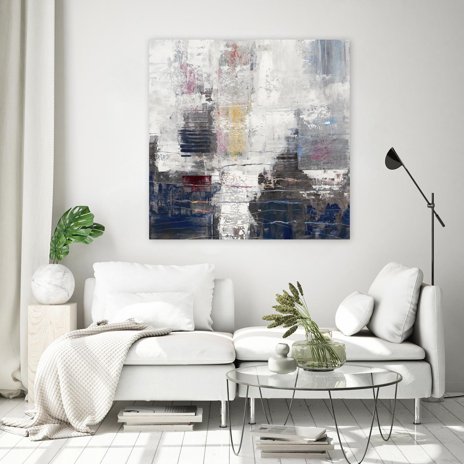 Approaching Shangri-La by John Burrows on GIANT ART - neutrals abstract