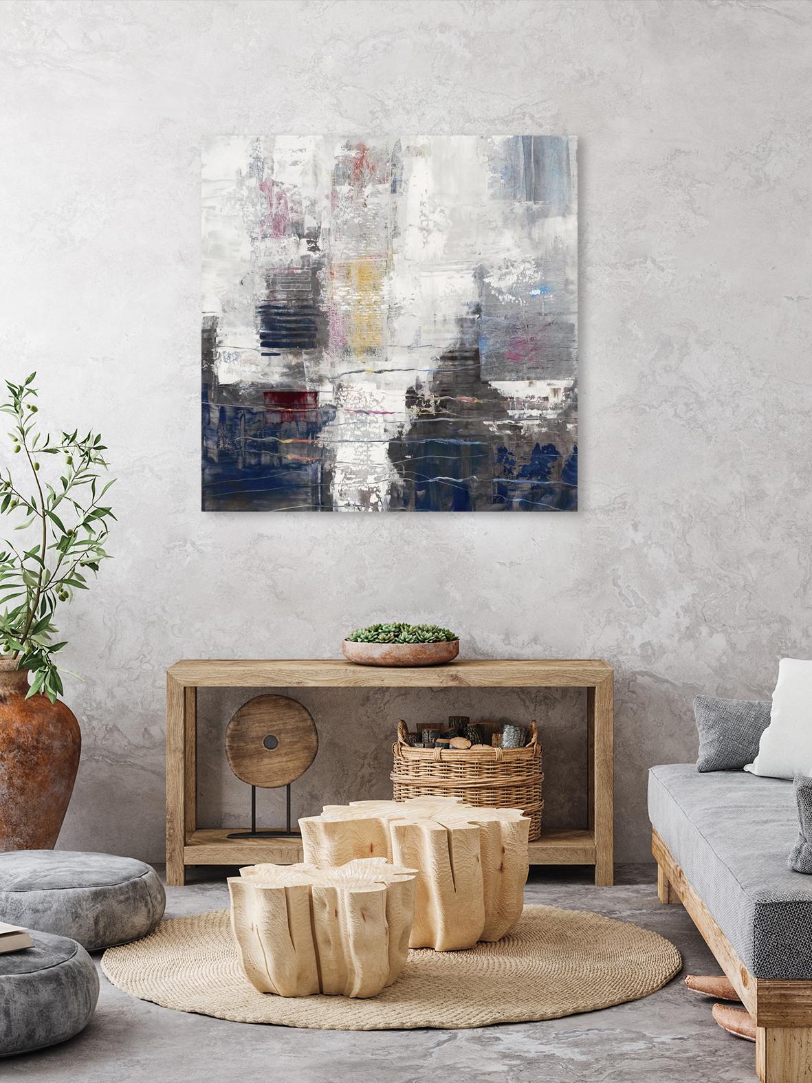 Approaching Shangri-La by John Burrows on GIANT ART - neutrals abstract