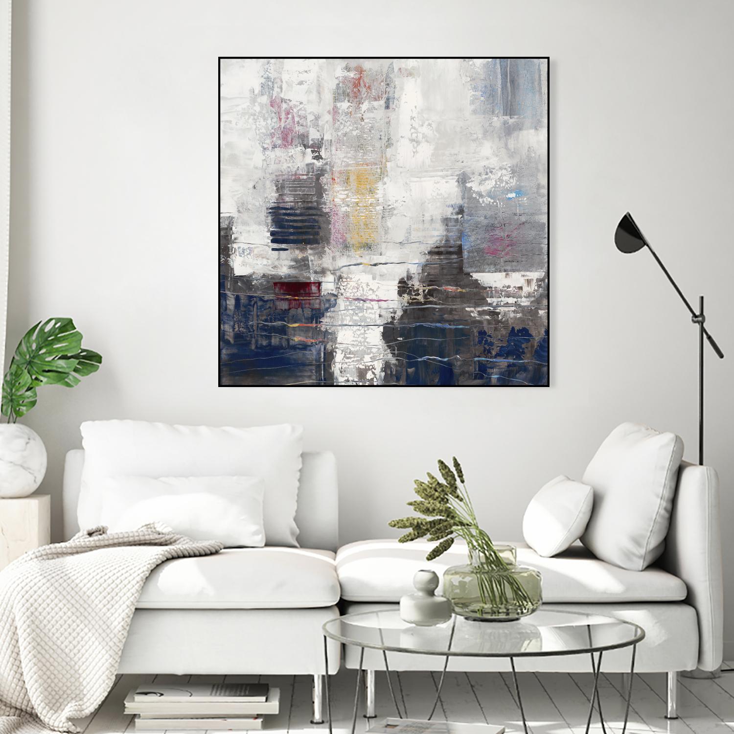 Approaching Shangri-La by John Burrows on GIANT ART - neutrals abstract