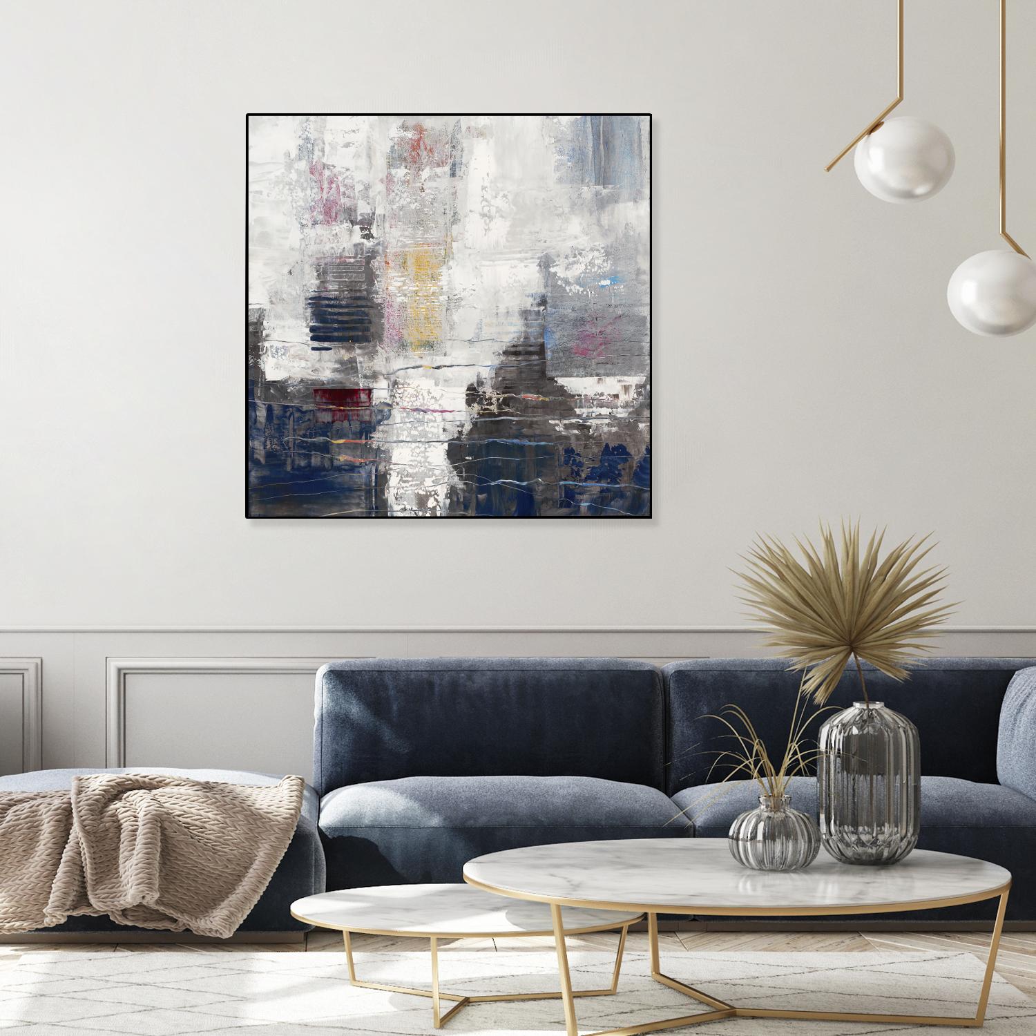 Approaching Shangri-La by John Burrows on GIANT ART - neutrals abstract