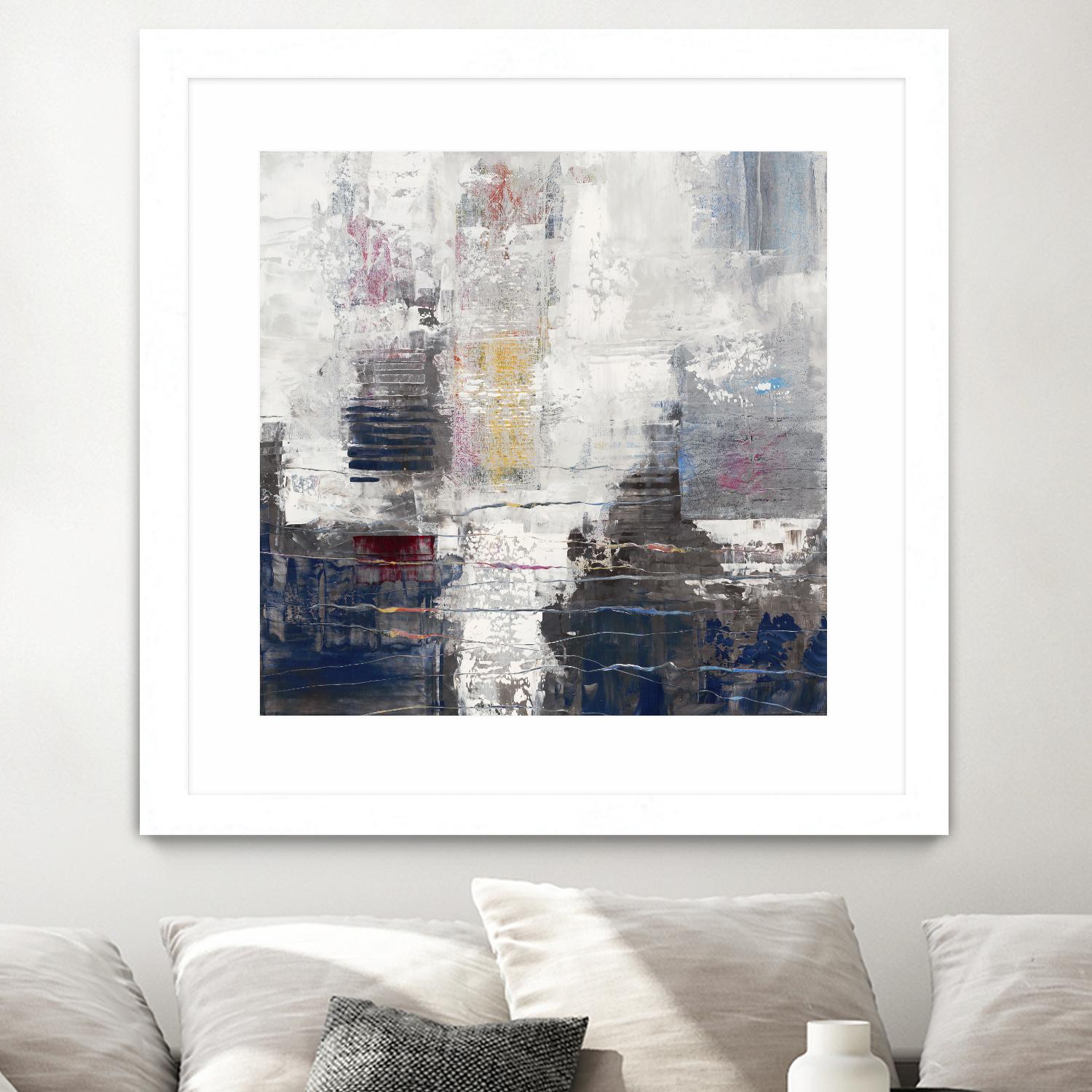 Approaching Shangri-La by John Burrows on GIANT ART - neutrals abstract