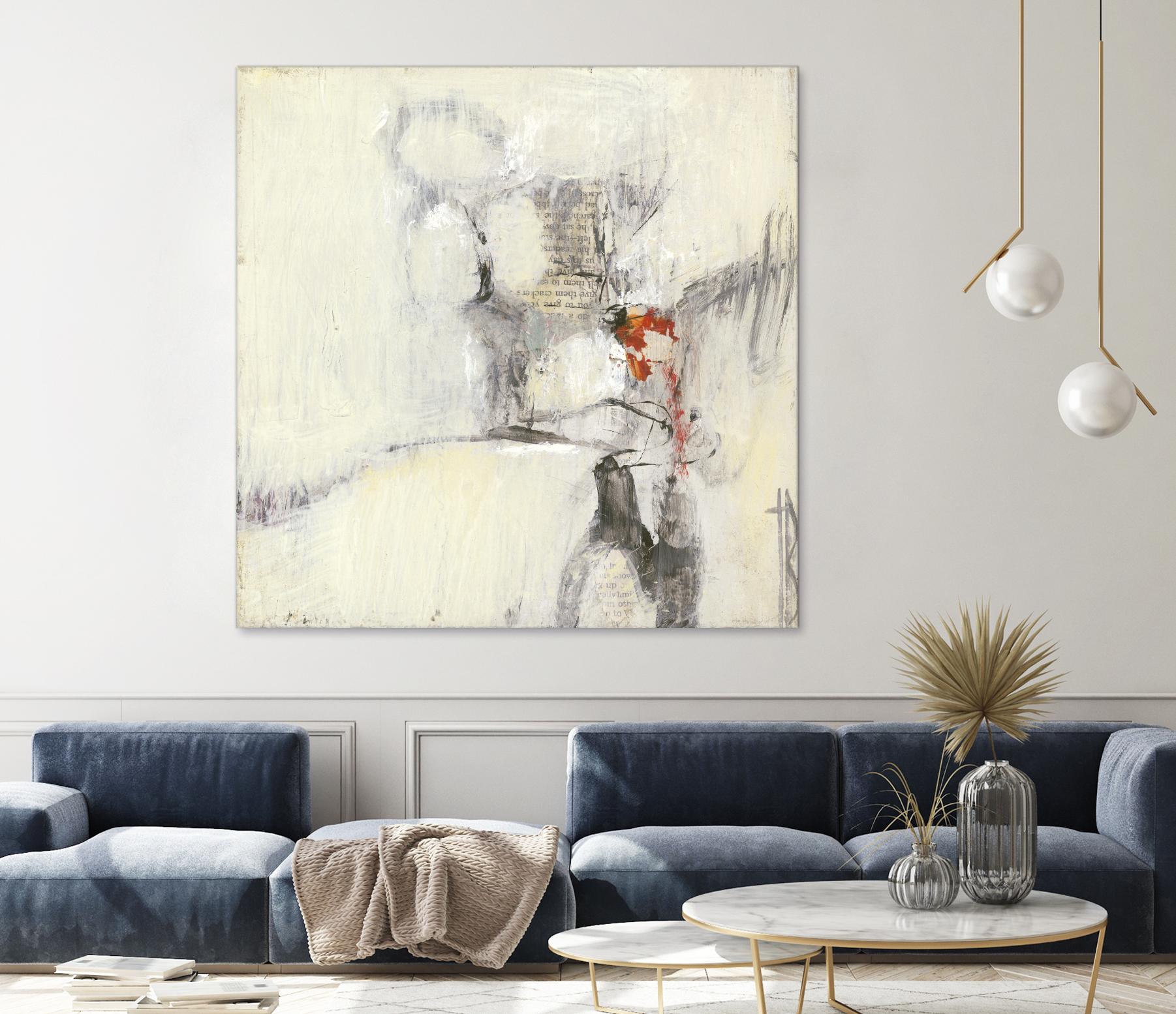 Short Stories I by Terri Burris on GIANT ART - whites & creams abstract