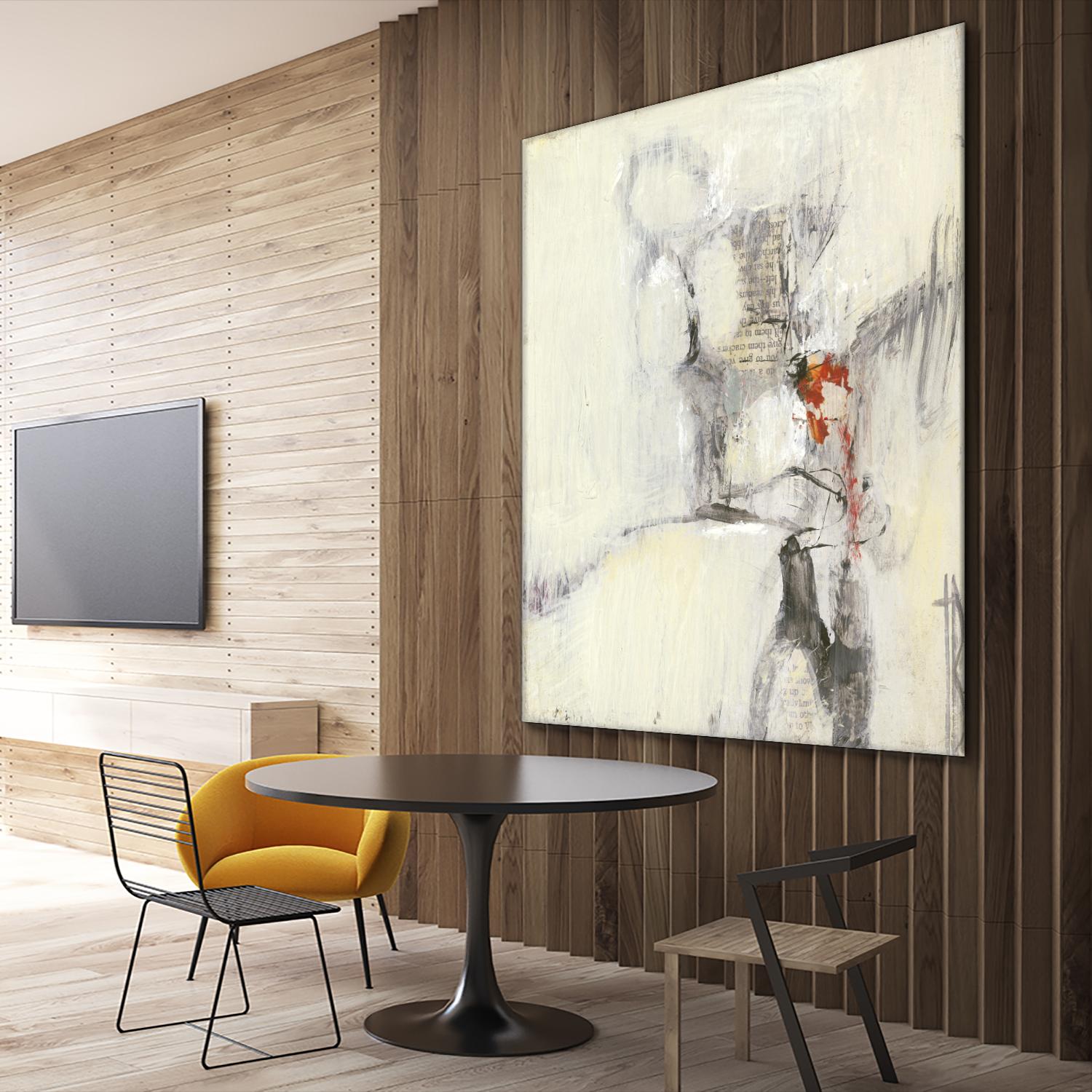 Short Stories I by Terri Burris on GIANT ART - whites & creams abstract