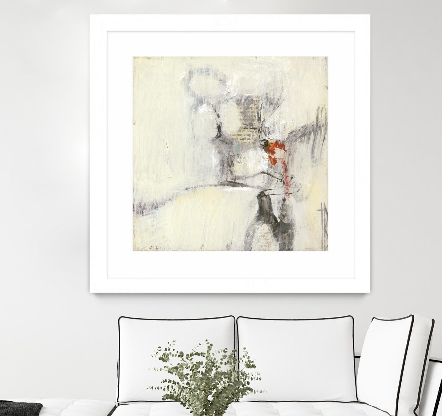 Short Stories I by Terri Burris on GIANT ART - whites & creams abstract