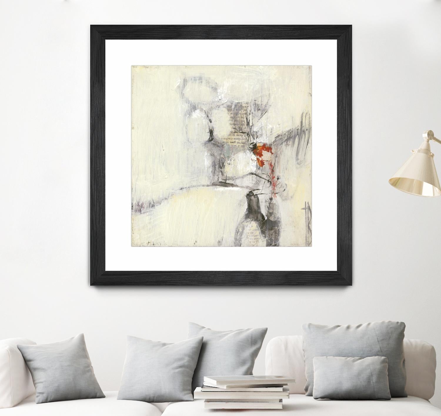 Short Stories I by Terri Burris on GIANT ART - whites & creams abstract