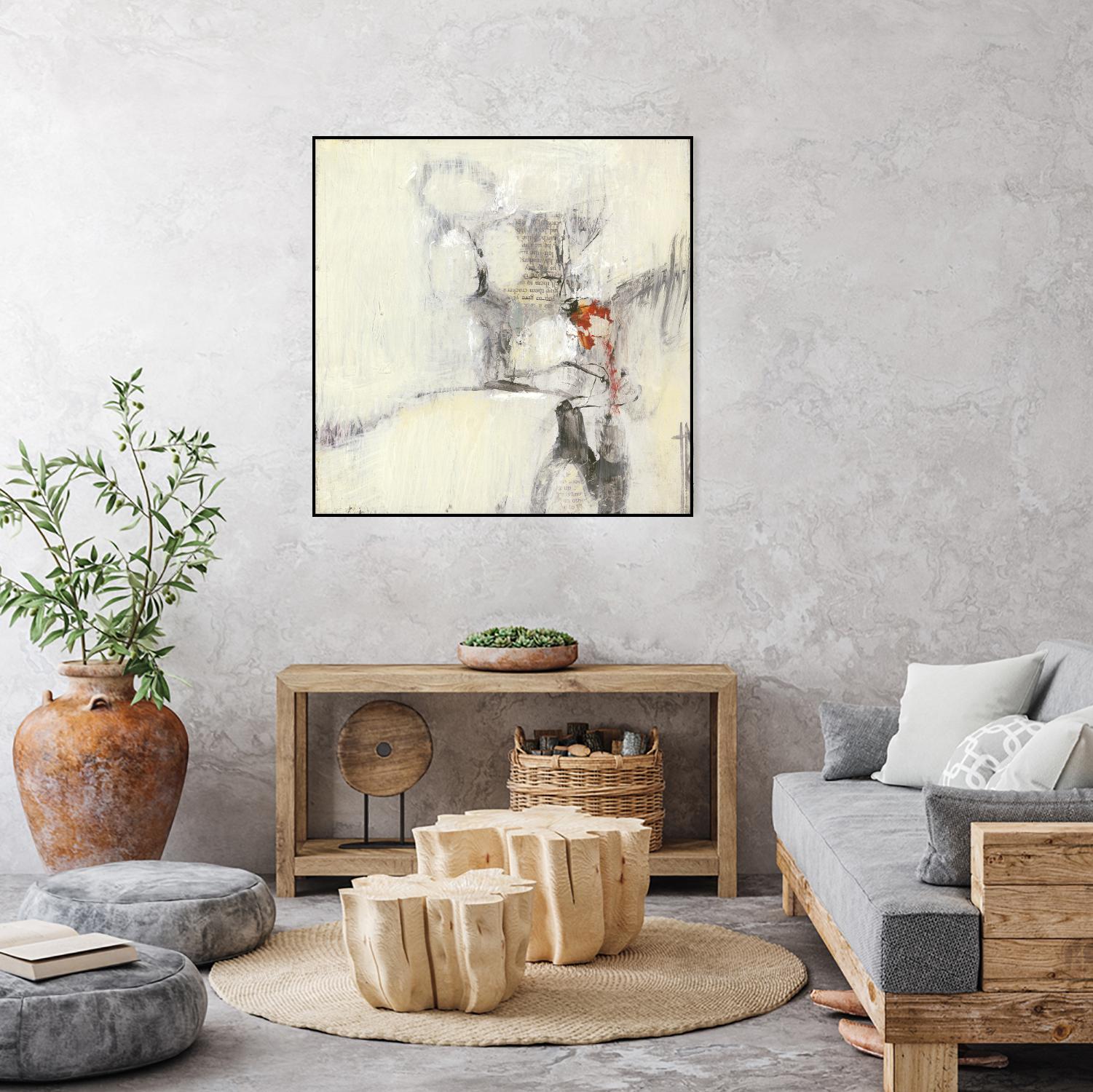 Short Stories I by Terri Burris on GIANT ART - whites & creams abstract