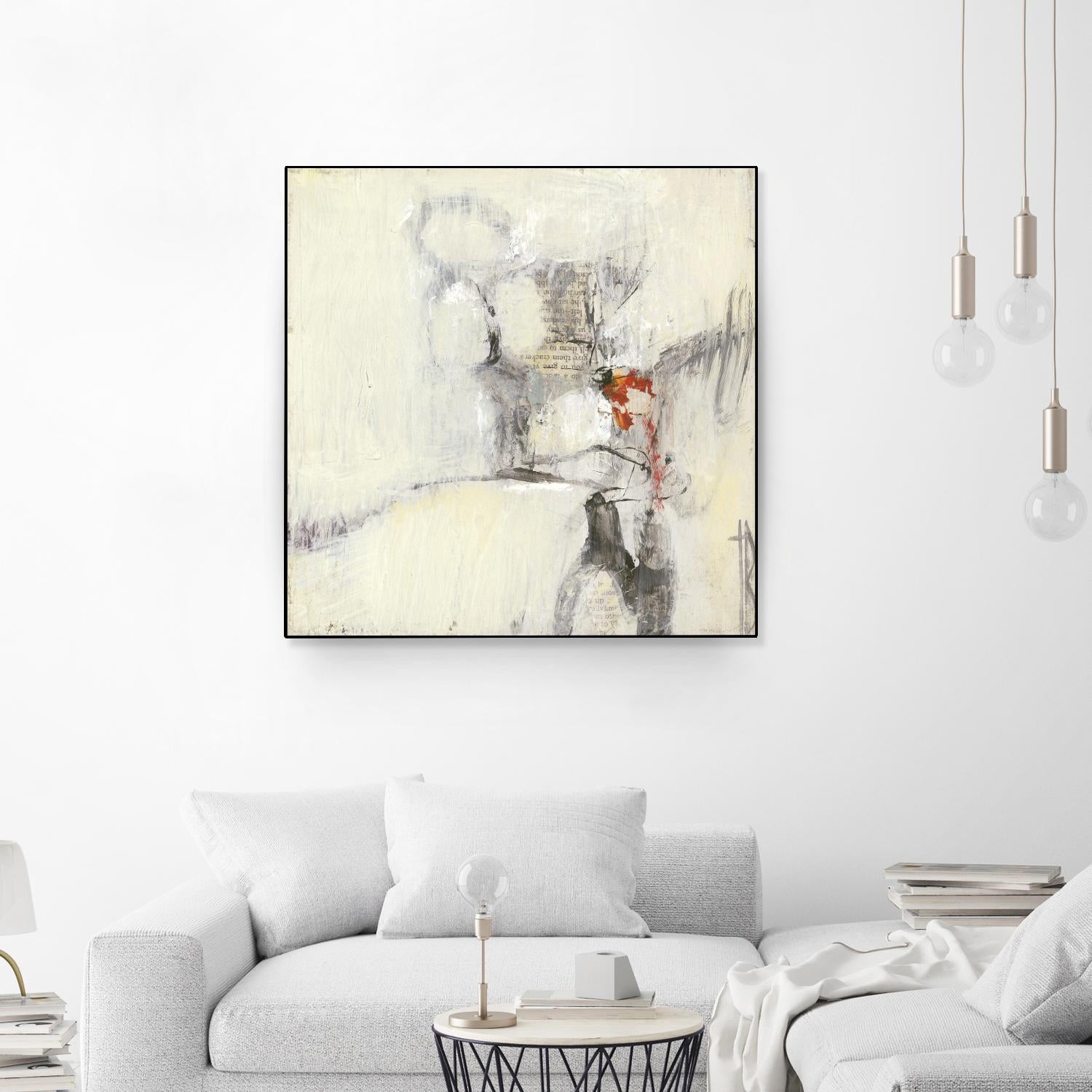 Short Stories I by Terri Burris on GIANT ART - whites & creams abstract