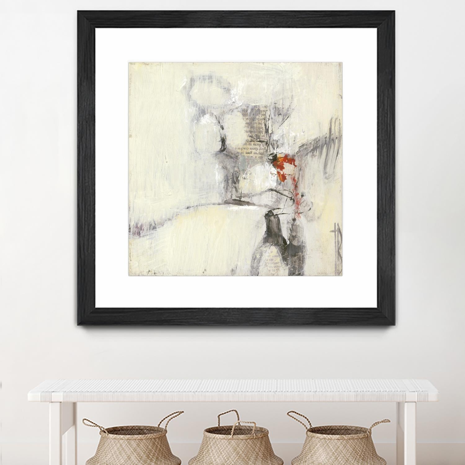 Short Stories I by Terri Burris on GIANT ART - whites & creams abstract