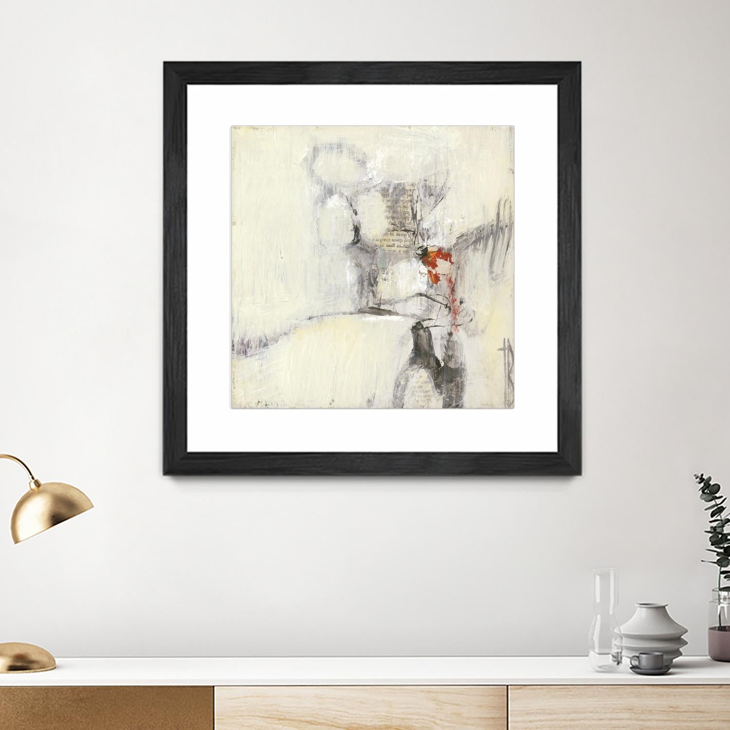 Short Stories I by Terri Burris on GIANT ART - whites & creams abstract