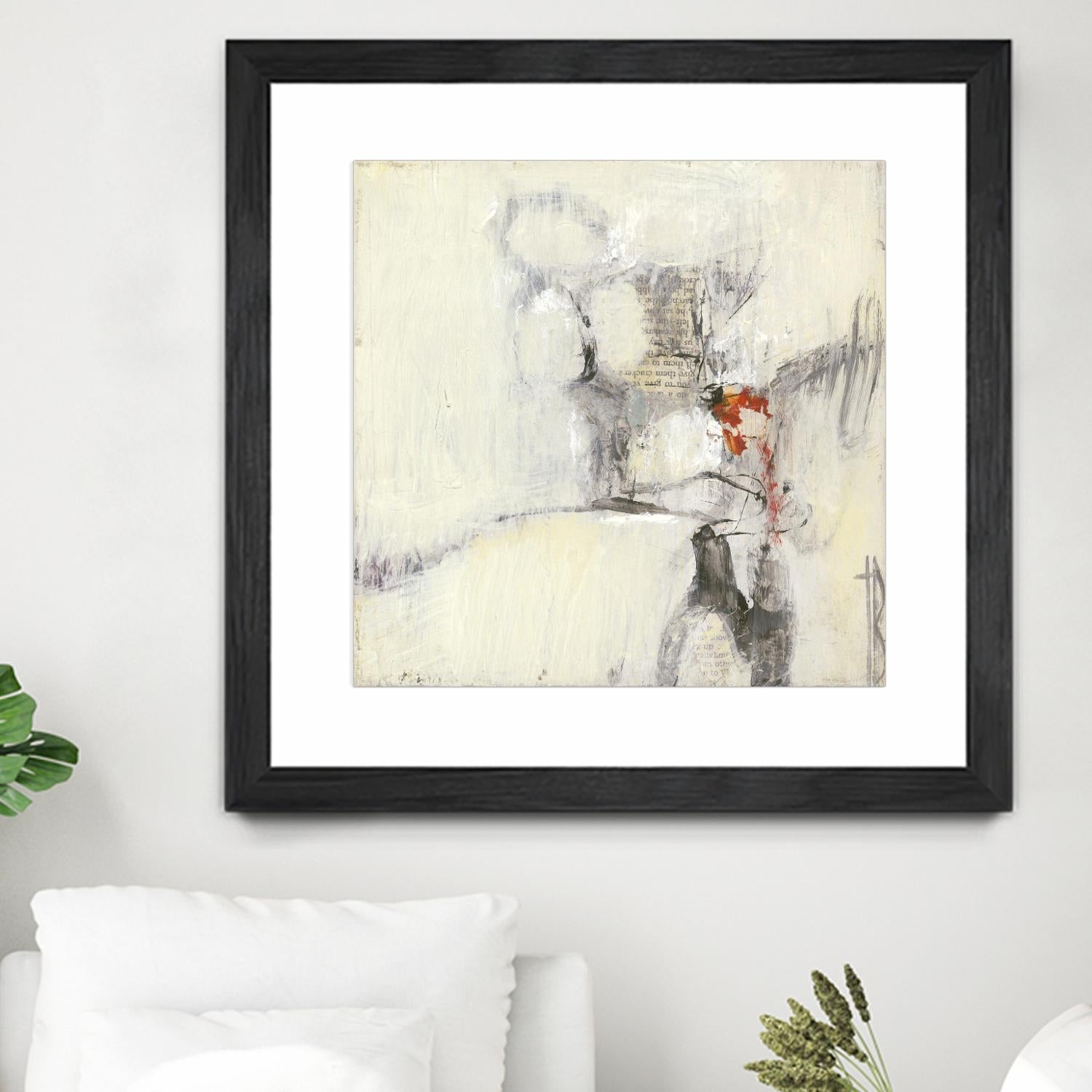 Short Stories I by Terri Burris on GIANT ART - whites & creams abstract