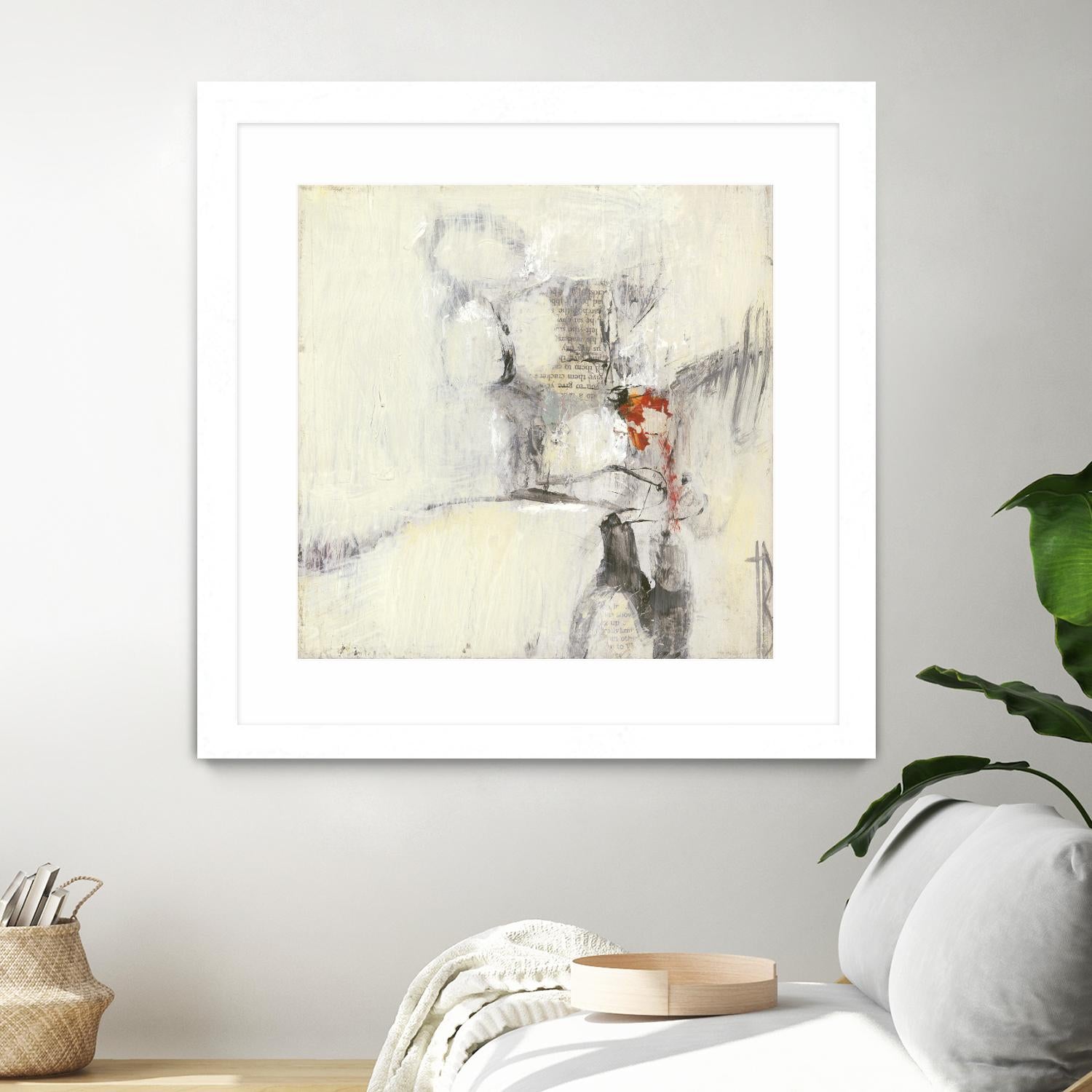 Short Stories I by Terri Burris on GIANT ART - whites & creams abstract