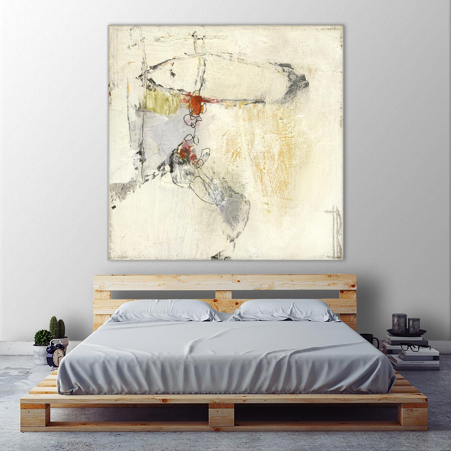 Short Stories II by Terri Burris on GIANT ART - whites & creams abstract