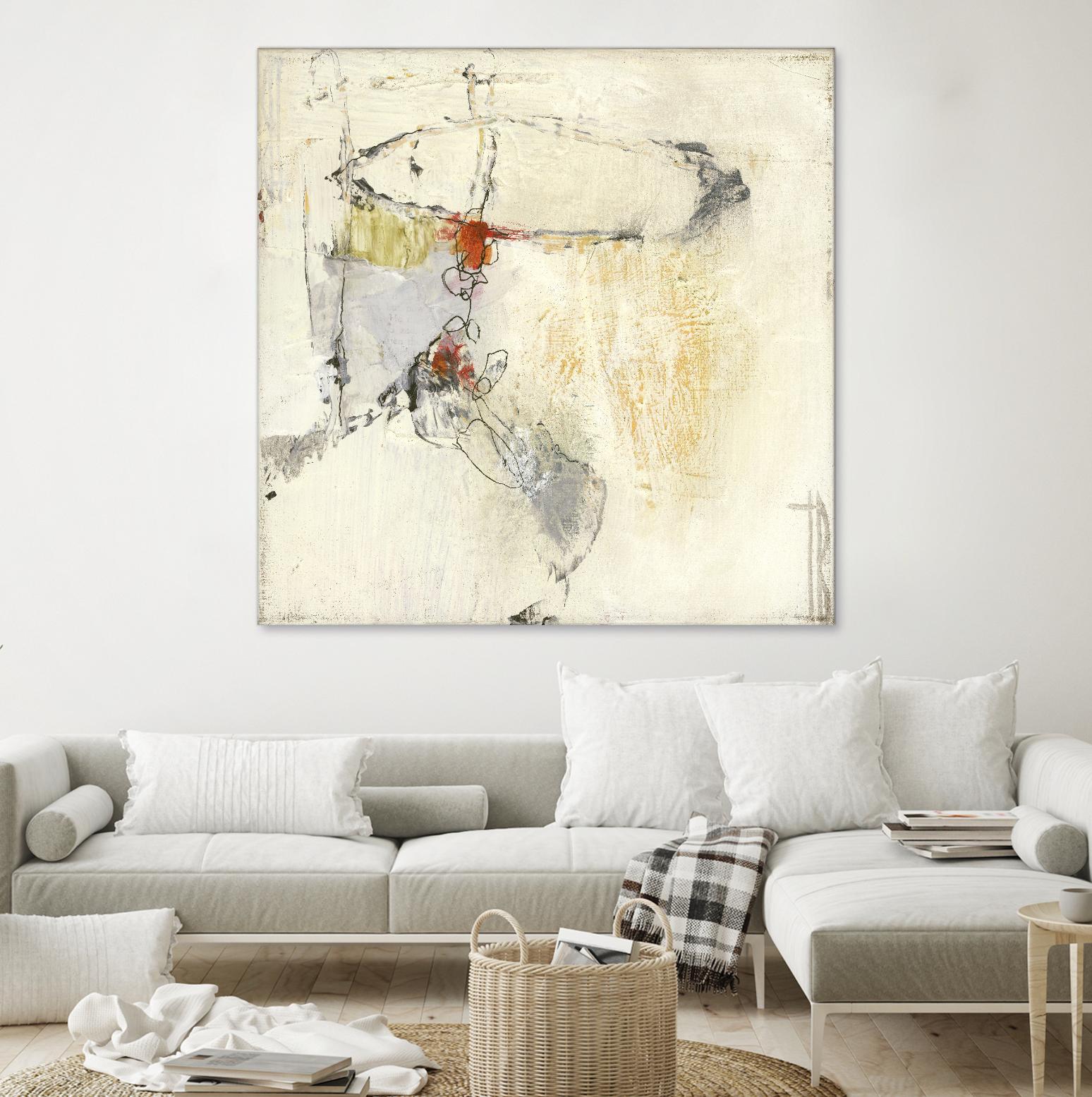 Short Stories II by Terri Burris on GIANT ART - whites & creams abstract