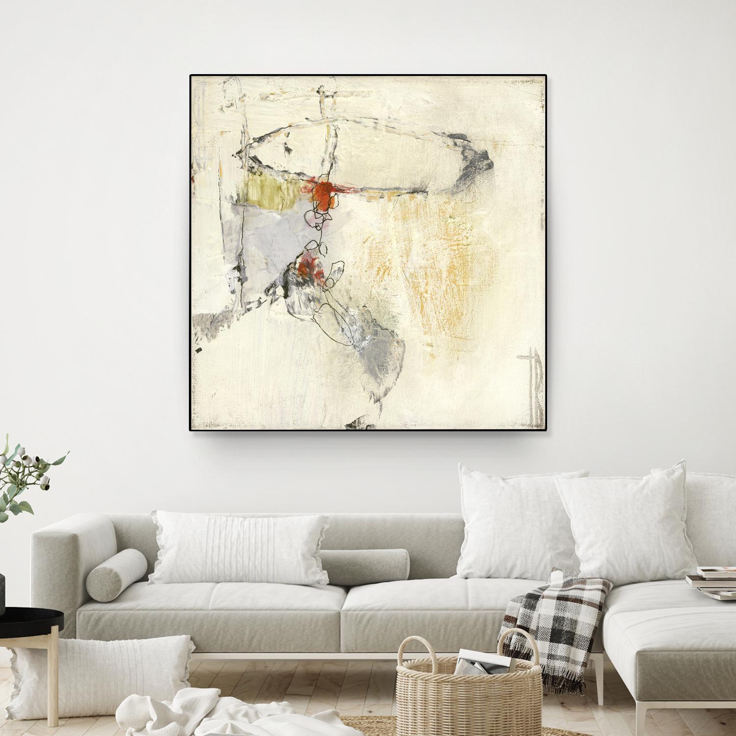 Short Stories II by Terri Burris on GIANT ART - whites & creams abstract