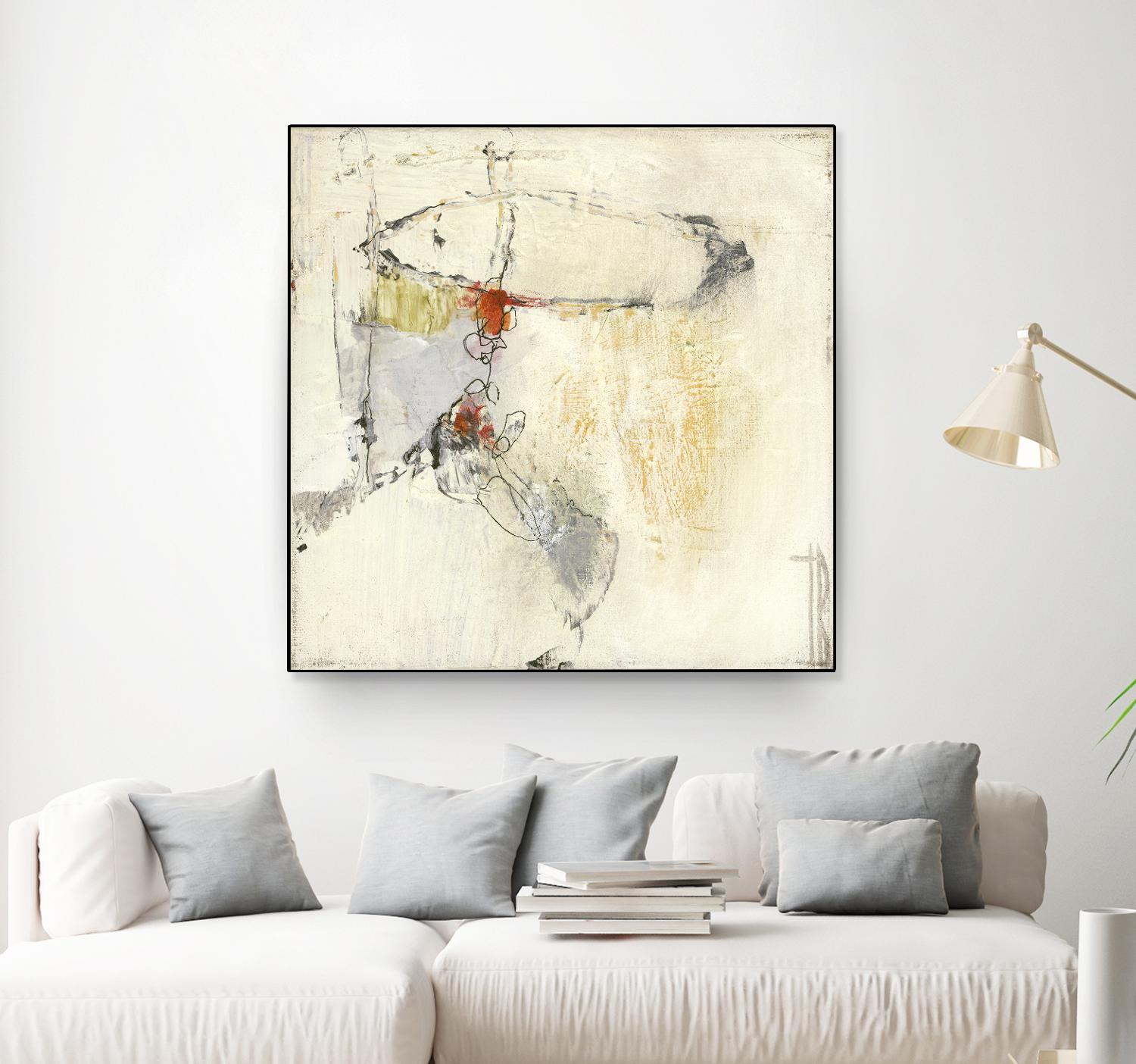 Short Stories II by Terri Burris on GIANT ART - whites & creams abstract