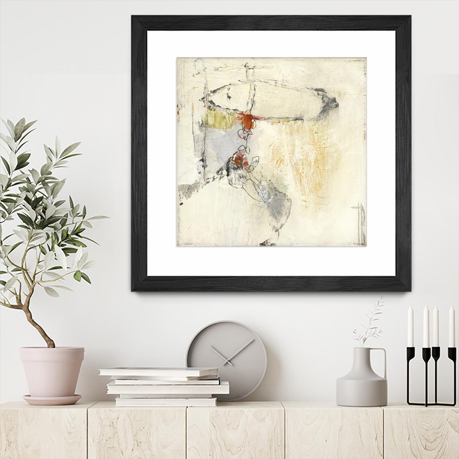 Short Stories II by Terri Burris on GIANT ART - whites & creams abstract