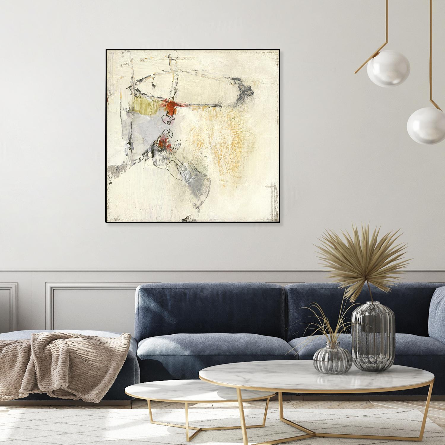 Short Stories II by Terri Burris on GIANT ART - whites & creams abstract