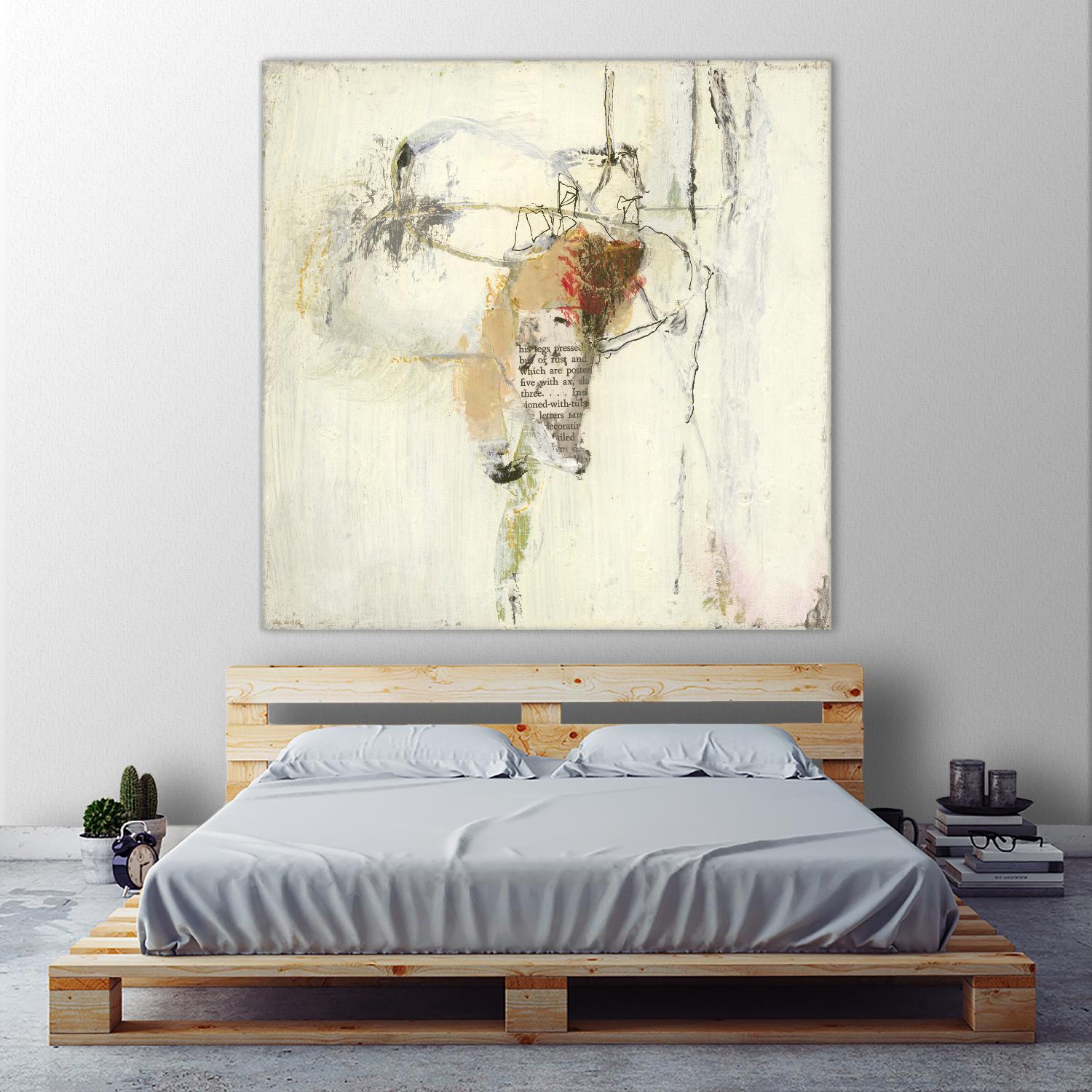 Short Stories III by Terri Burris on GIANT ART - whites & creams abstract