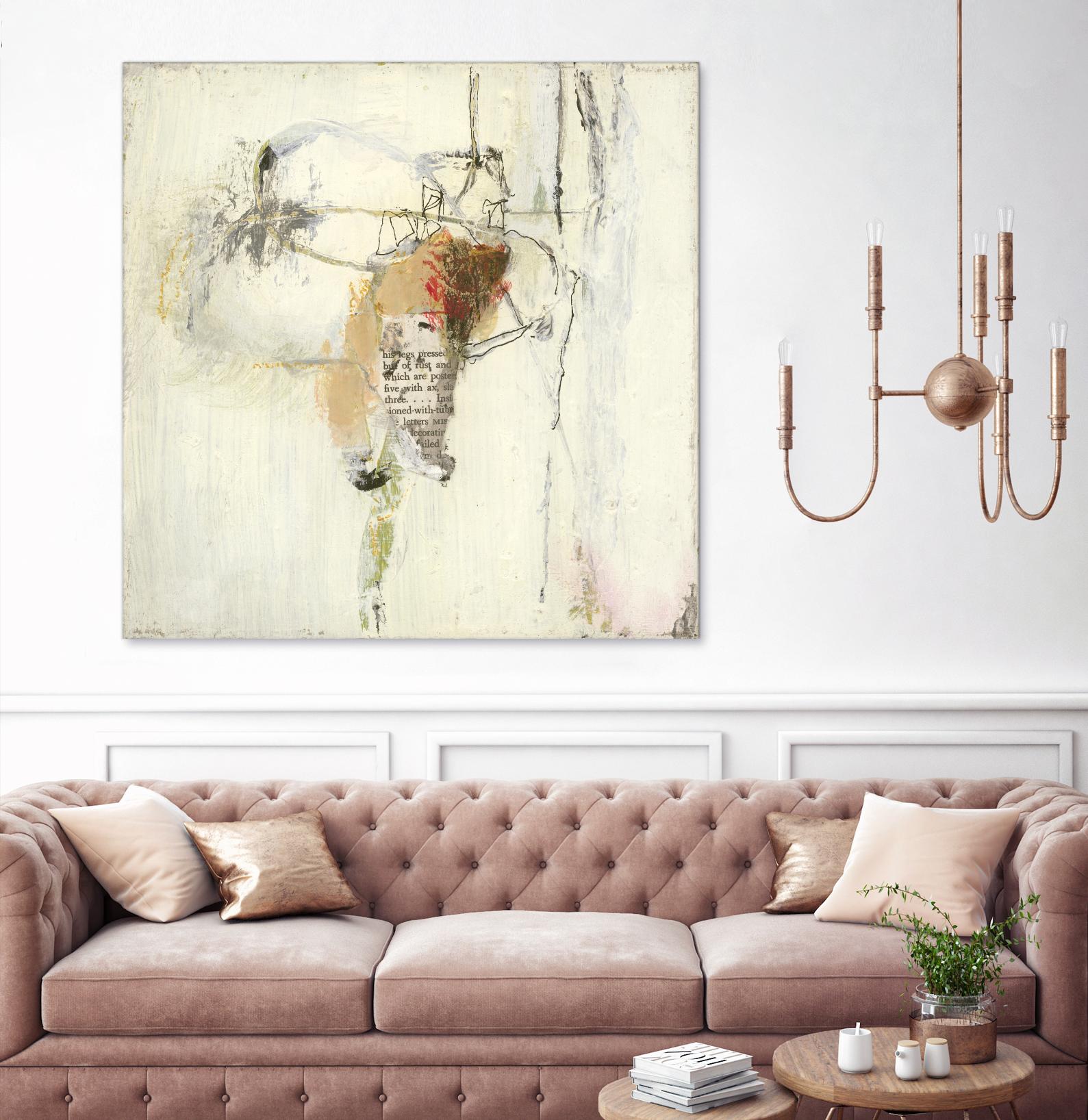 Short Stories III by Terri Burris on GIANT ART - whites & creams abstract