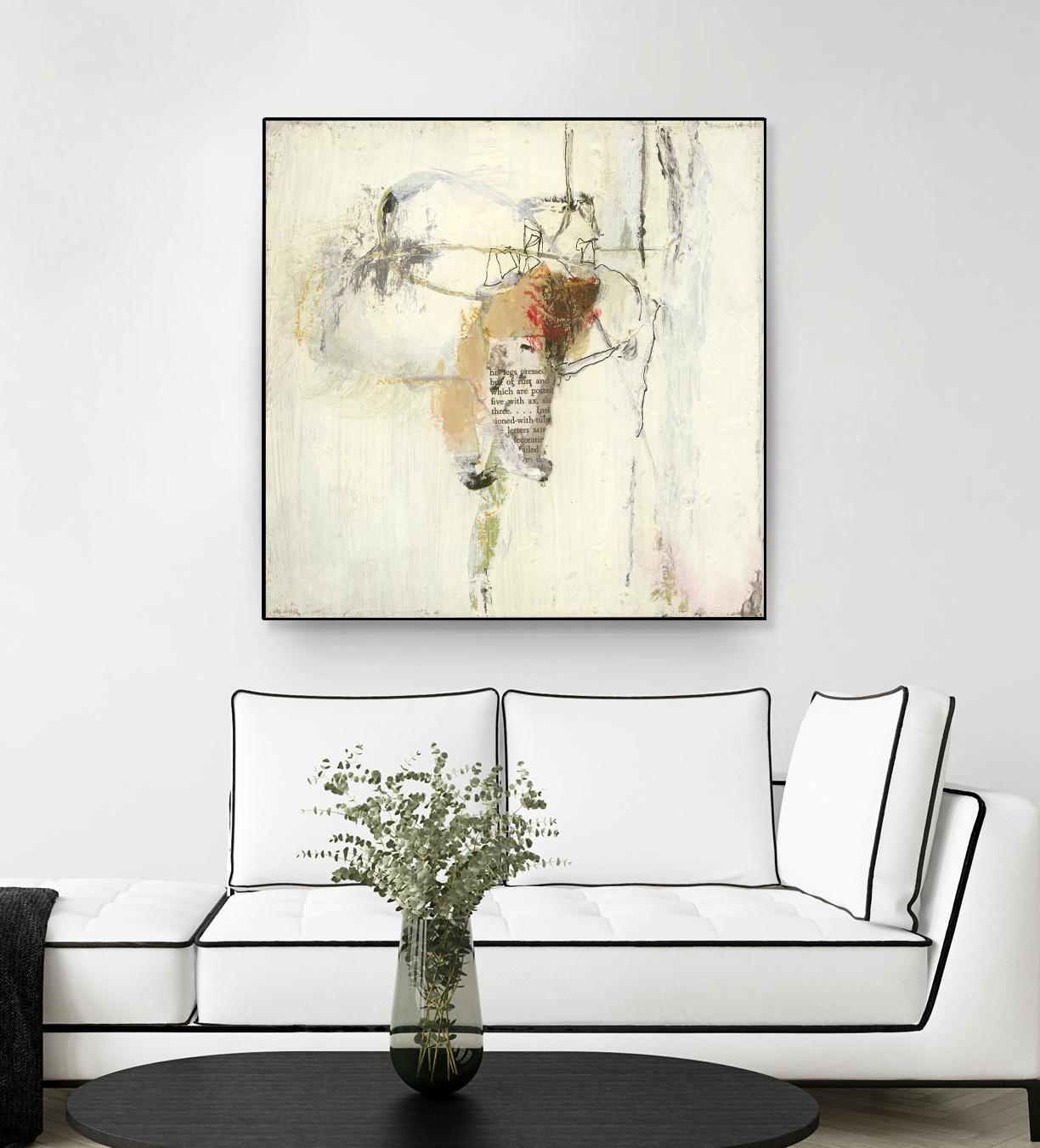 Short Stories III by Terri Burris on GIANT ART - whites & creams abstract