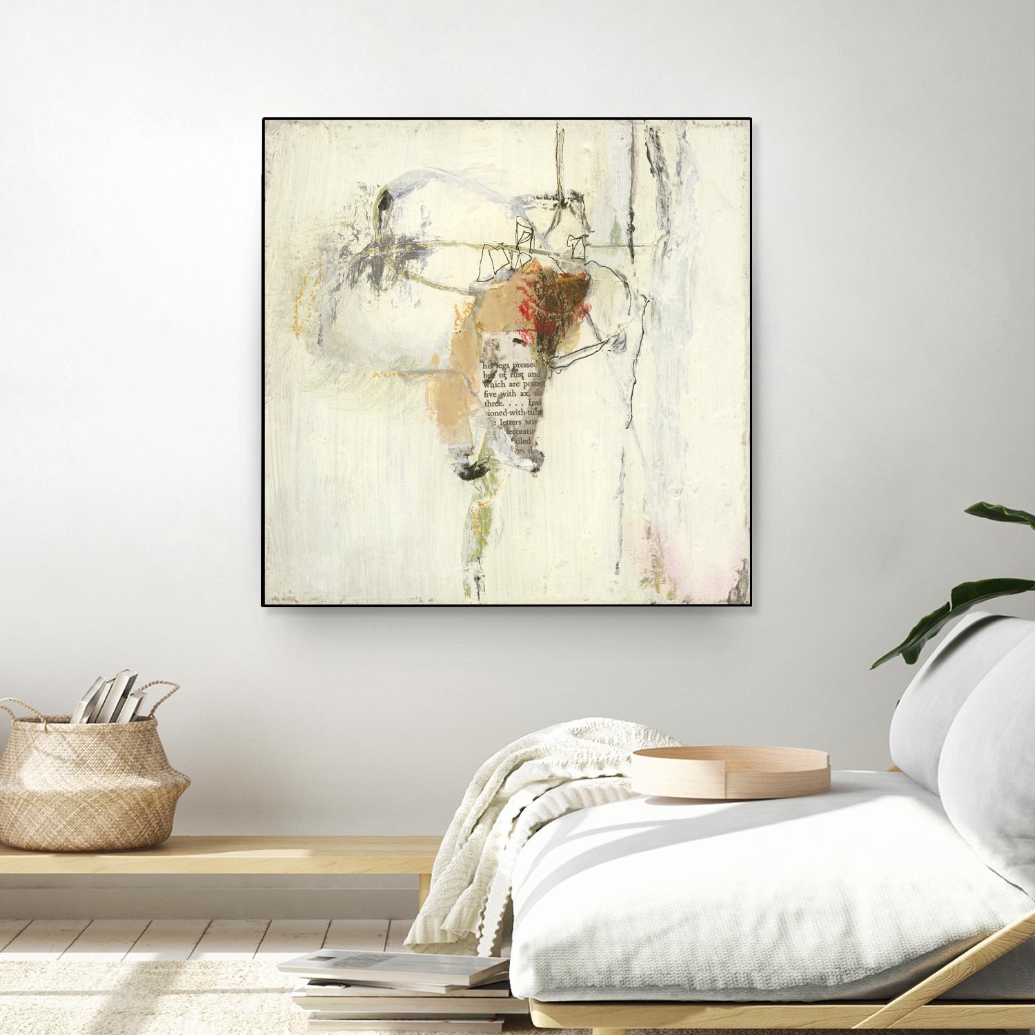 Short Stories III by Terri Burris on GIANT ART - whites & creams abstract