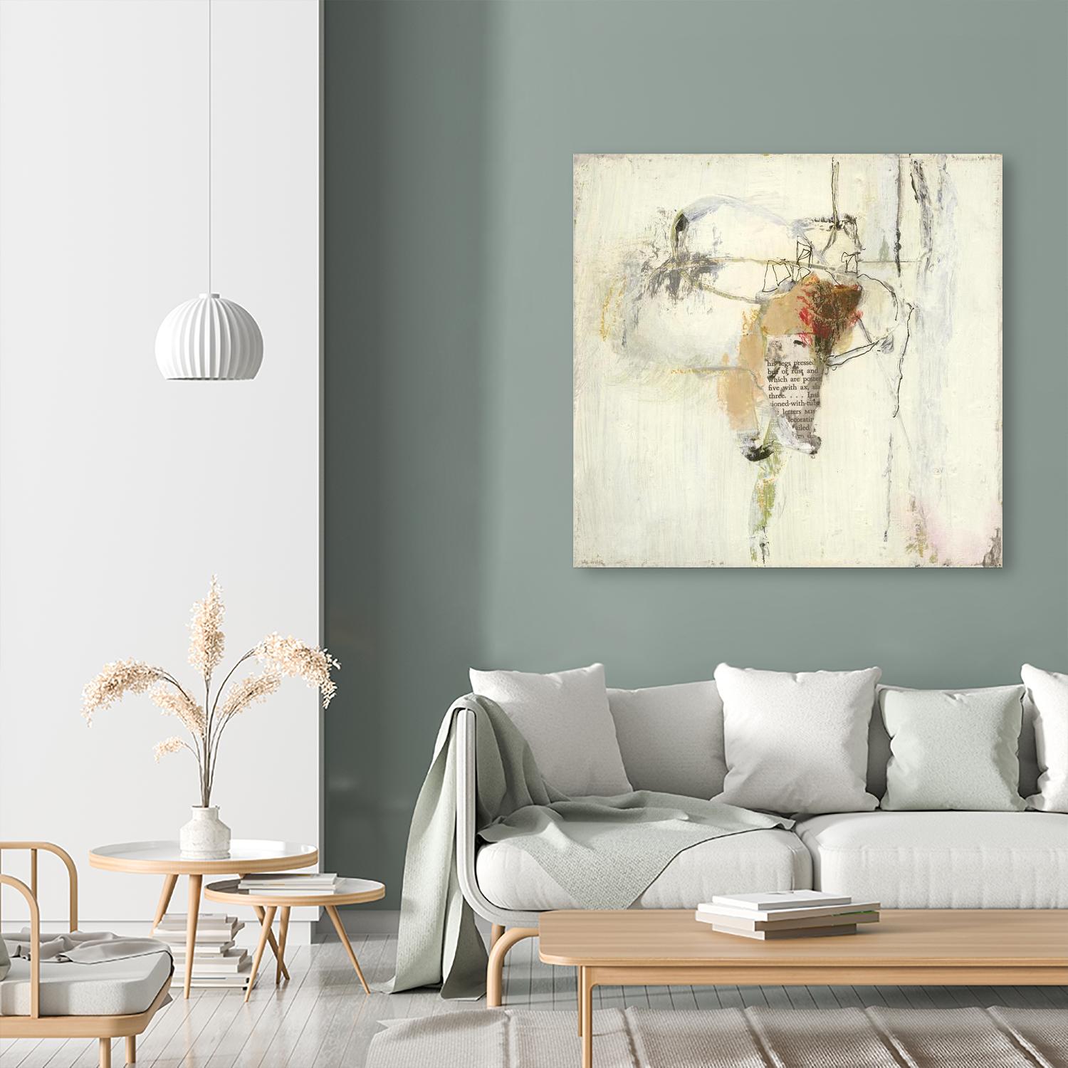 Short Stories III by Terri Burris on GIANT ART - whites & creams abstract