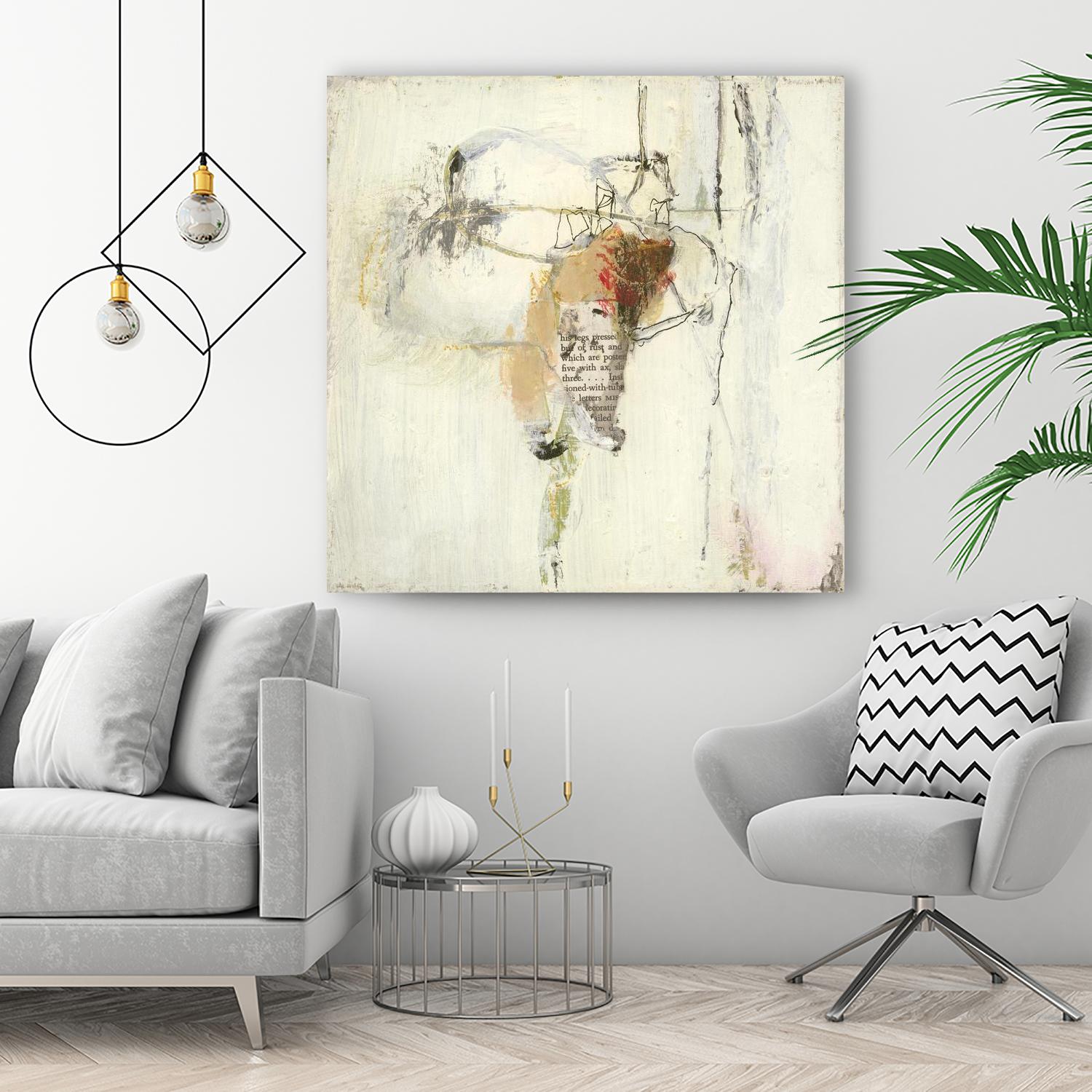 Short Stories III by Terri Burris on GIANT ART - whites & creams abstract