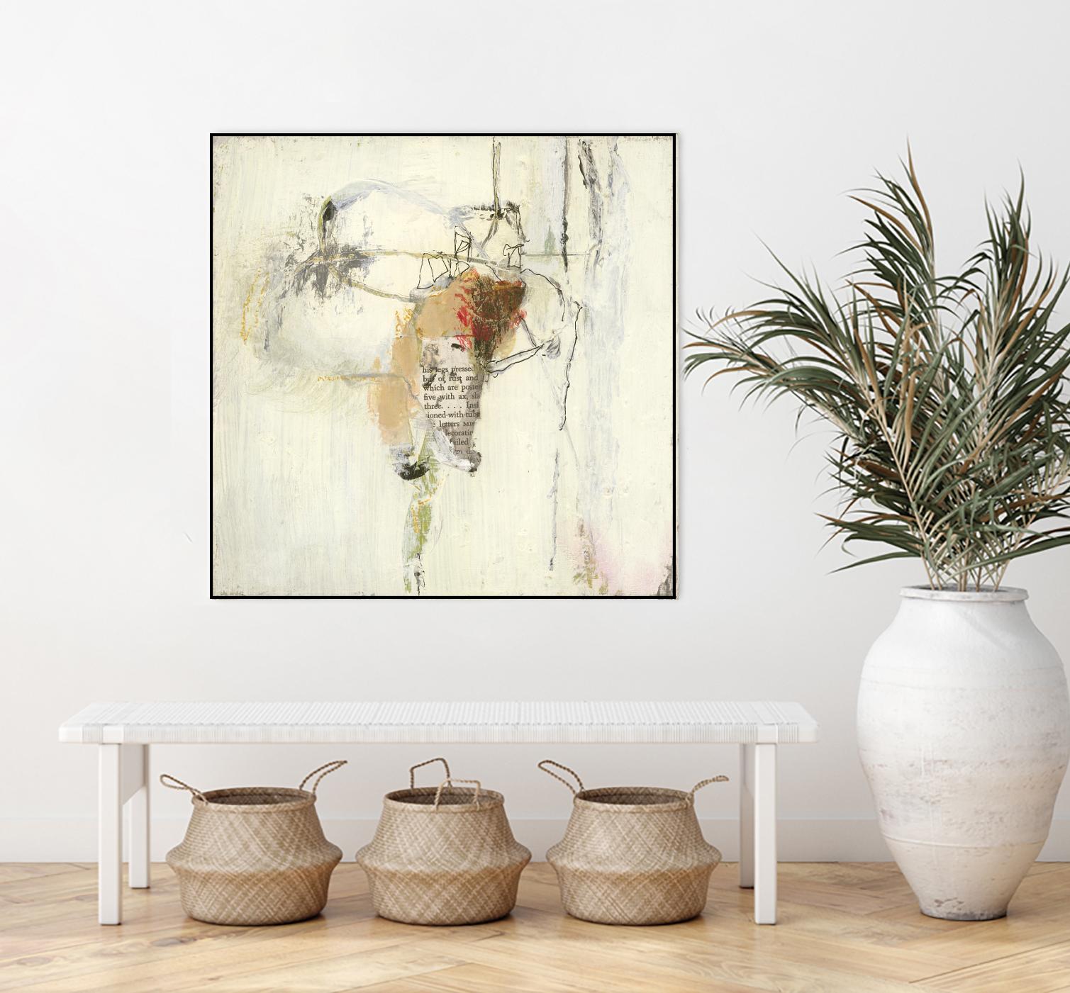 Short Stories III by Terri Burris on GIANT ART - whites & creams abstract