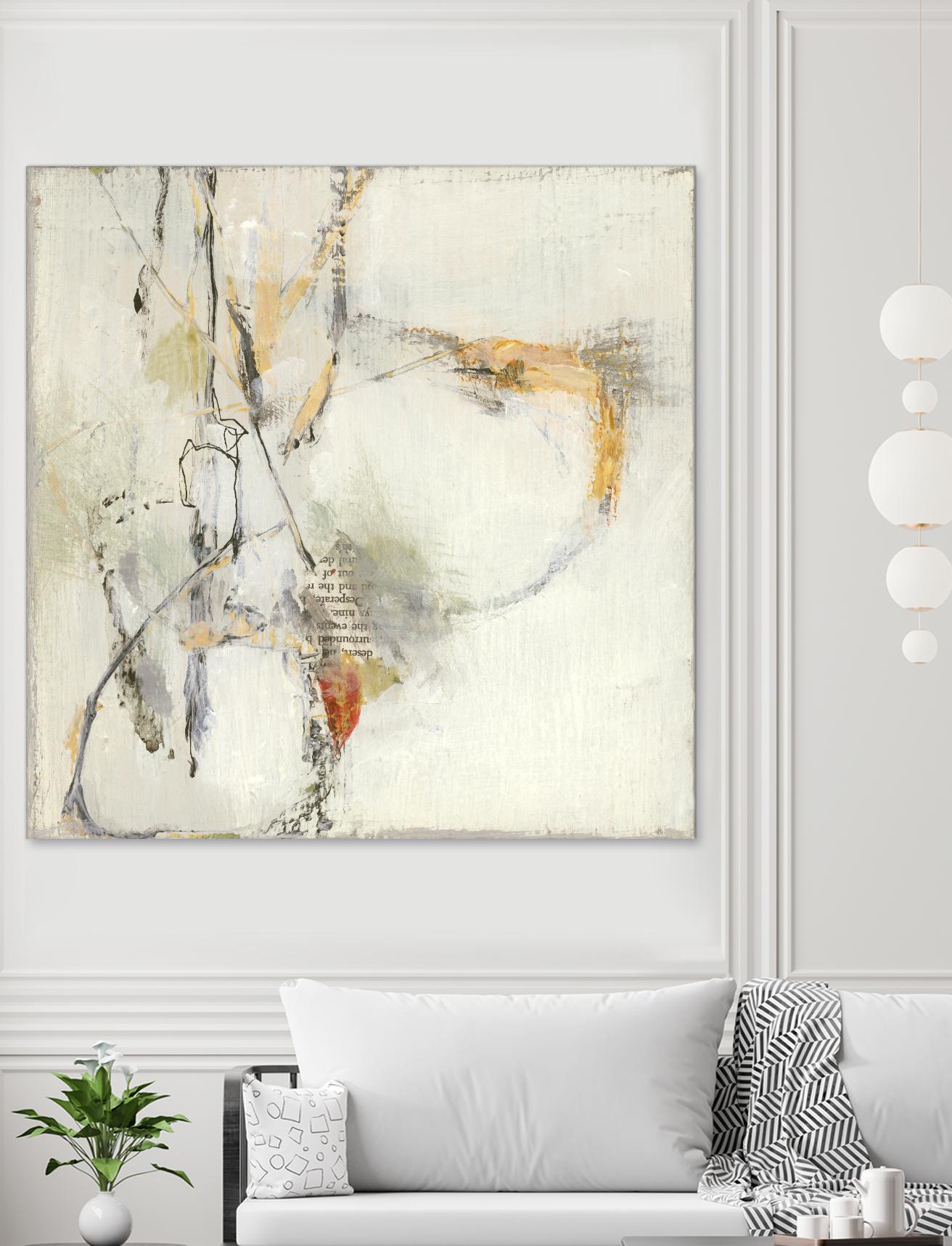 Short Stories IV by Terri Burris on GIANT ART - whites & creams abstract