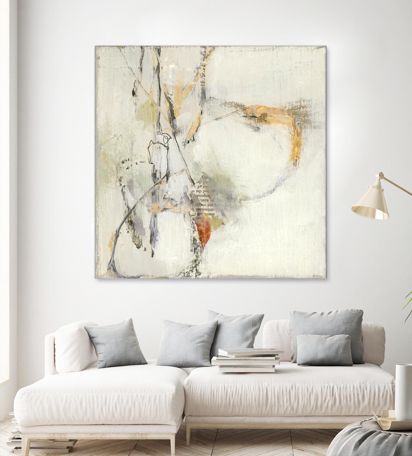 Short Stories IV by Terri Burris on GIANT ART - whites & creams abstract