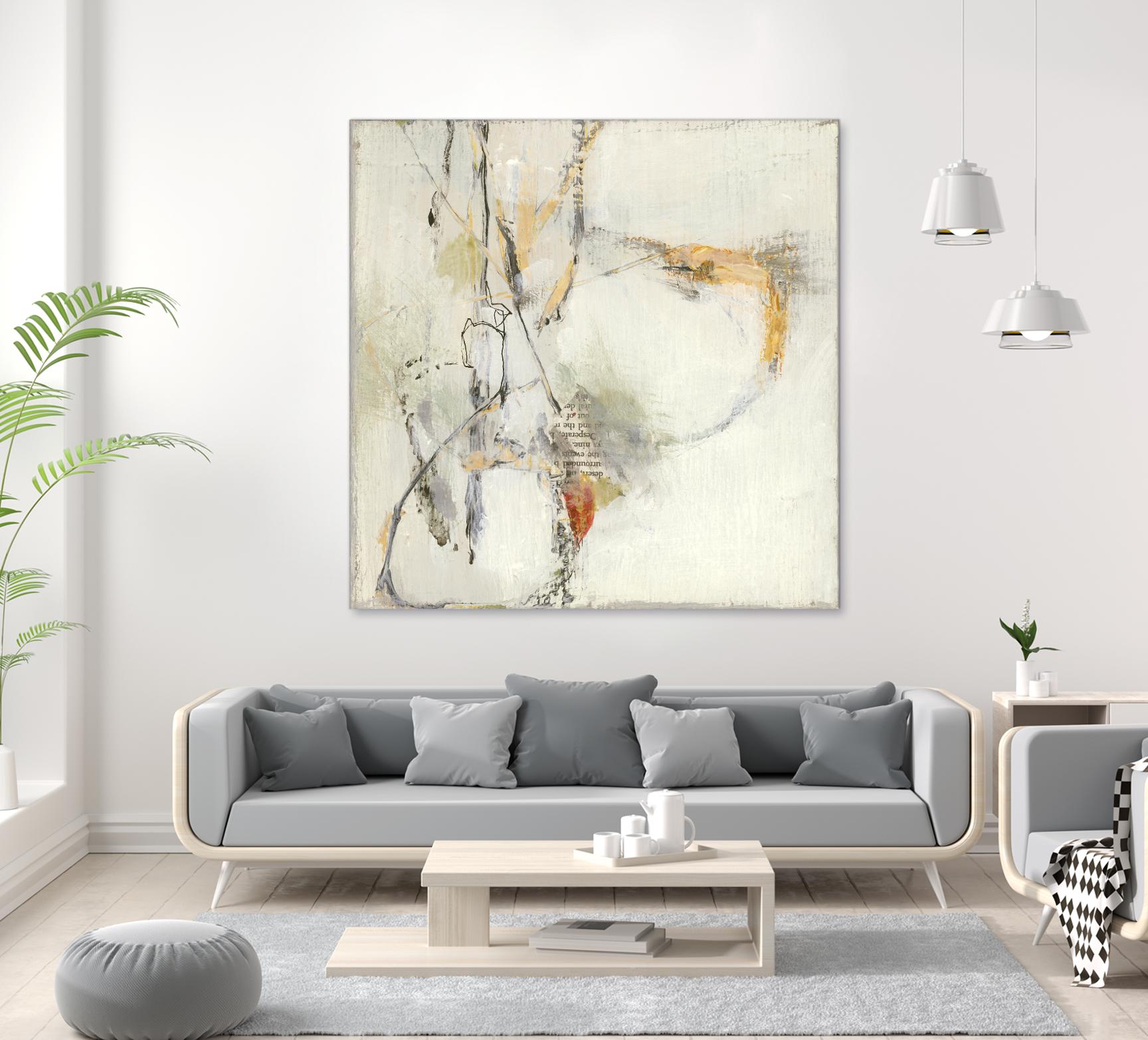 Short Stories IV by Terri Burris on GIANT ART - whites & creams abstract