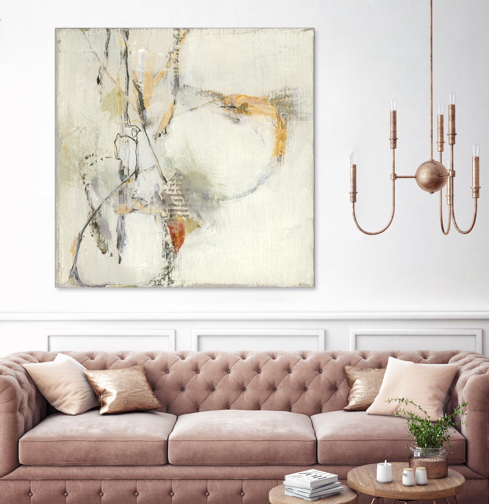 Short Stories IV by Terri Burris on GIANT ART - whites & creams abstract