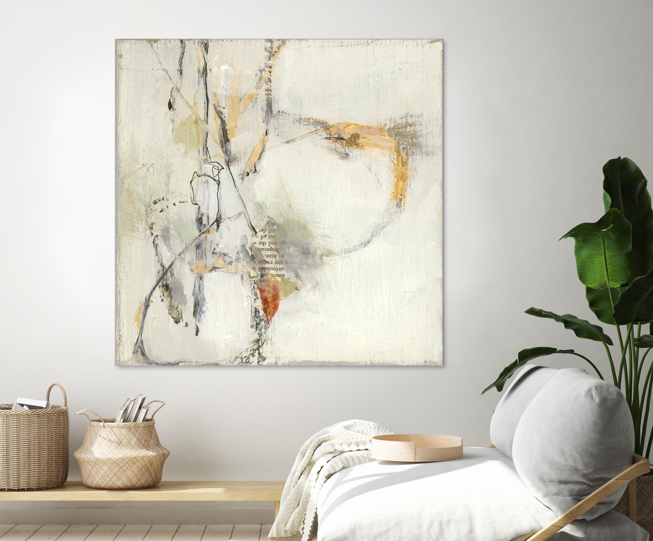 Short Stories IV by Terri Burris on GIANT ART - whites & creams abstract