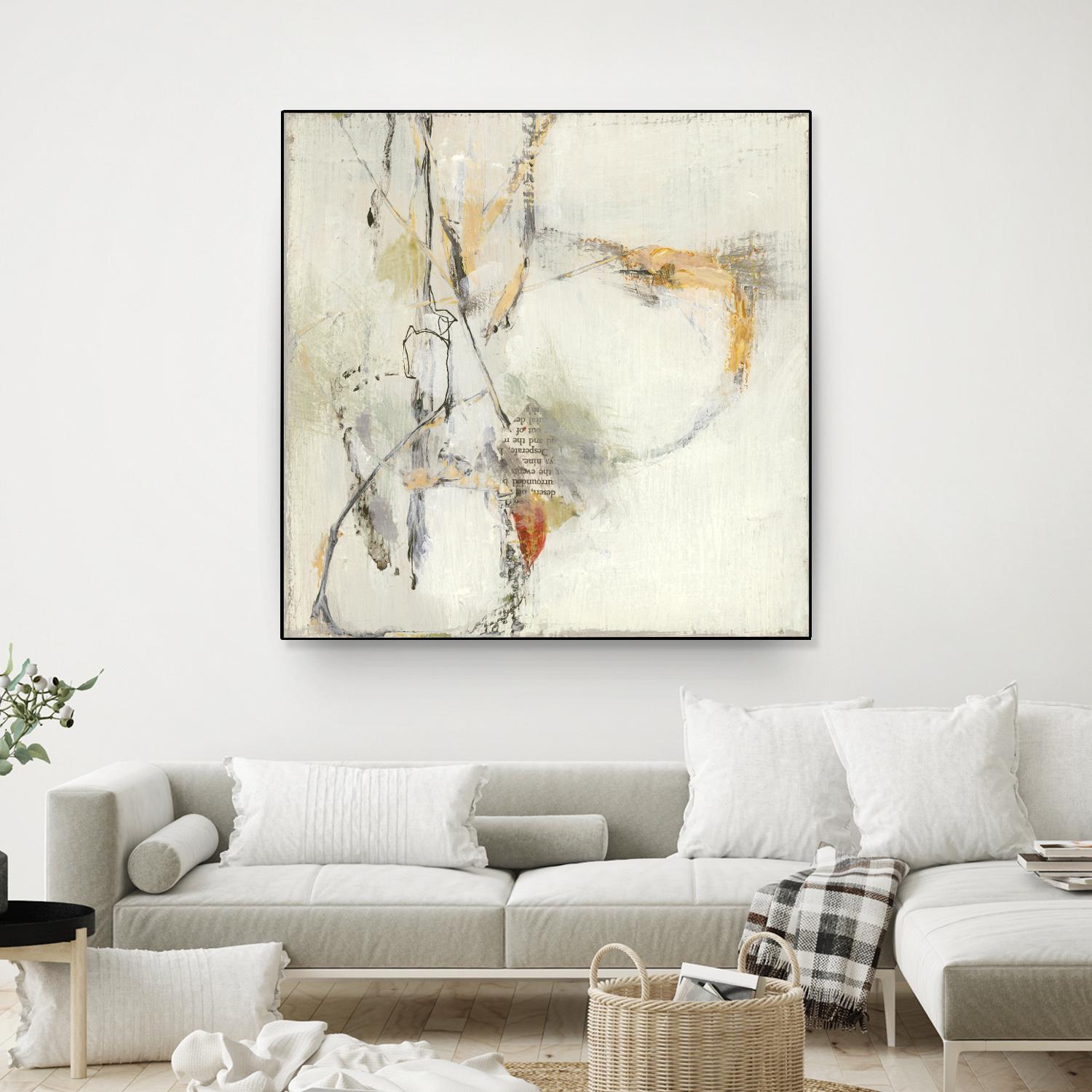 Short Stories IV by Terri Burris on GIANT ART - whites & creams abstract