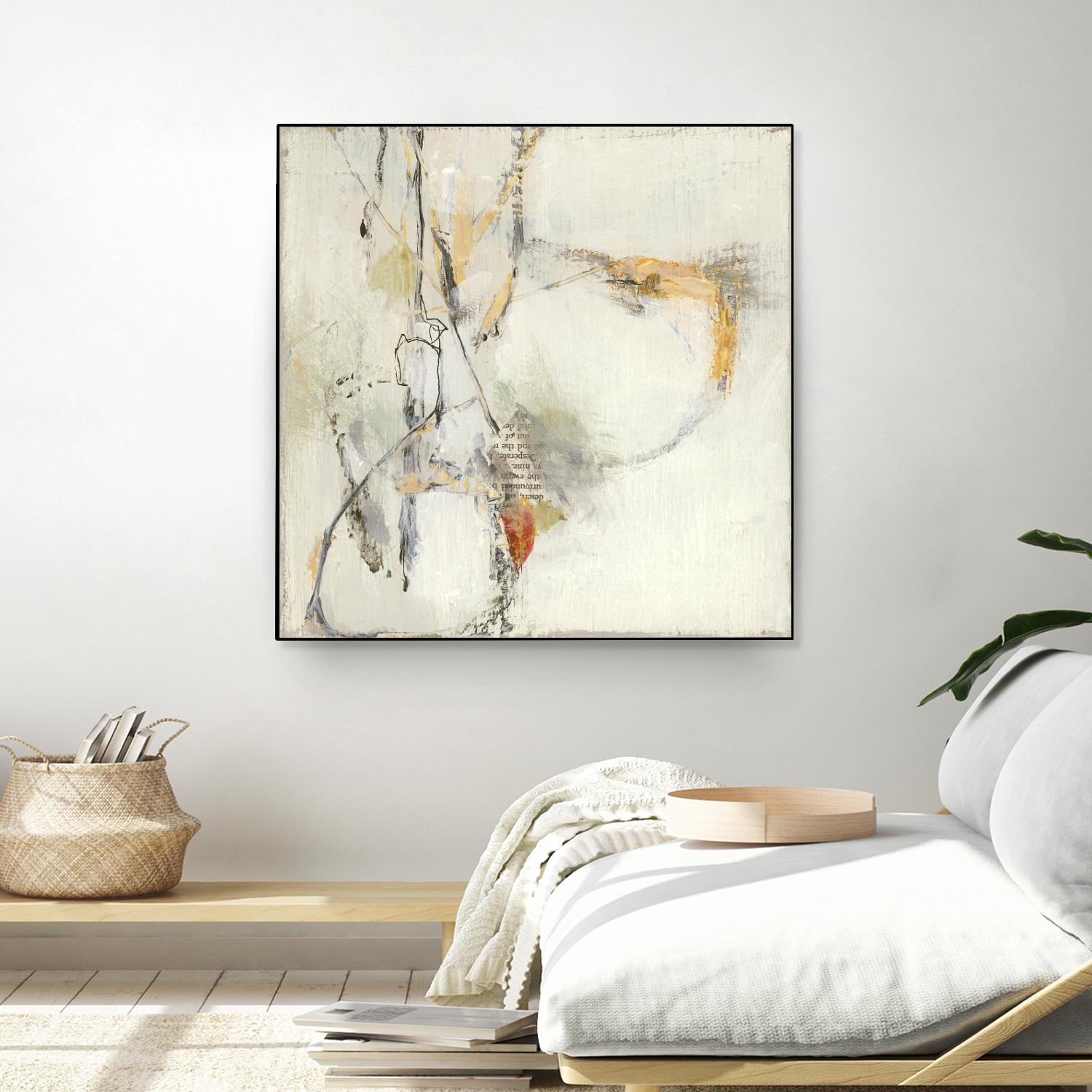 Short Stories IV by Terri Burris on GIANT ART - whites & creams abstract