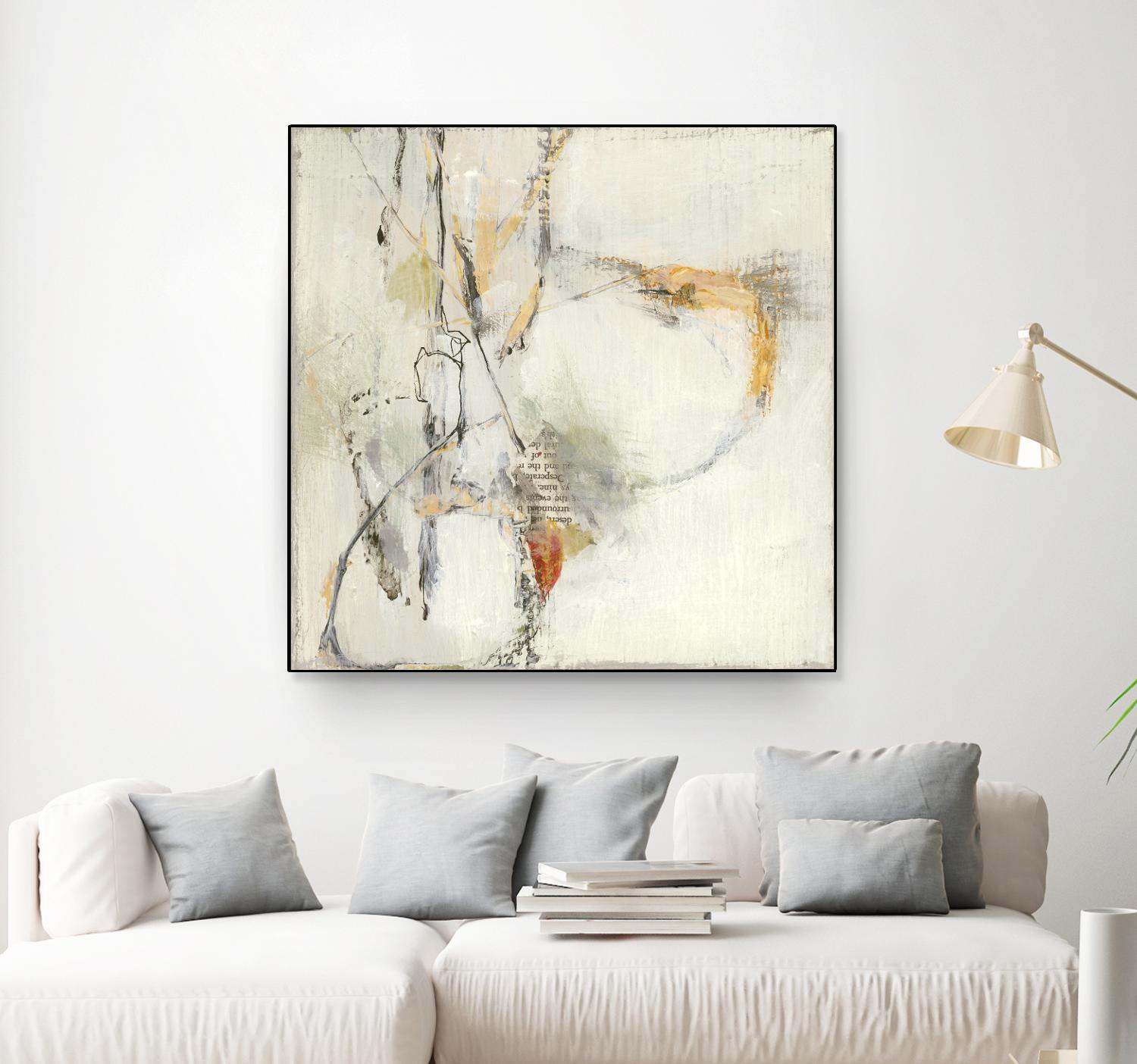 Short Stories IV by Terri Burris on GIANT ART - whites & creams abstract