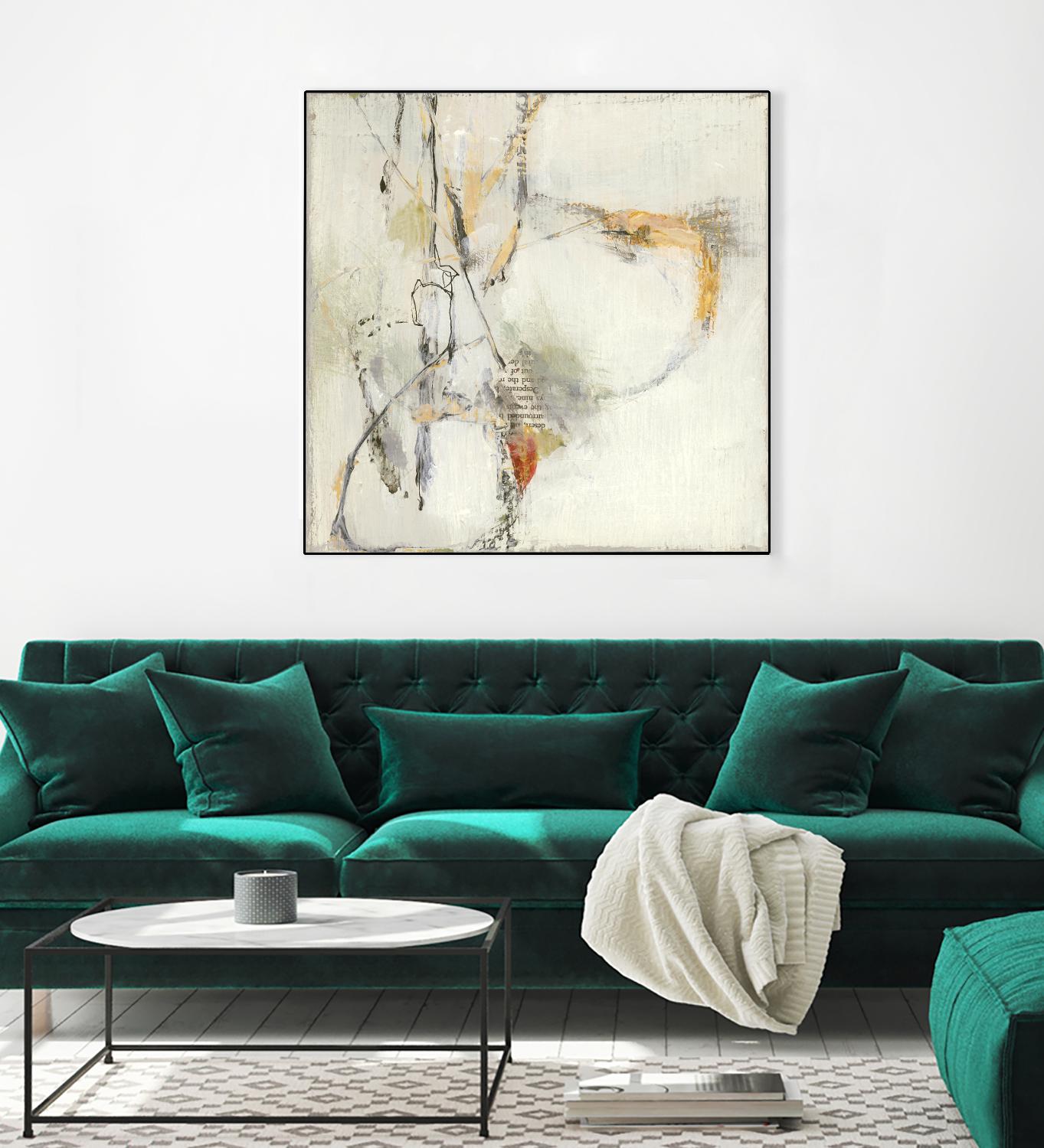 Short Stories IV by Terri Burris on GIANT ART - whites & creams abstract